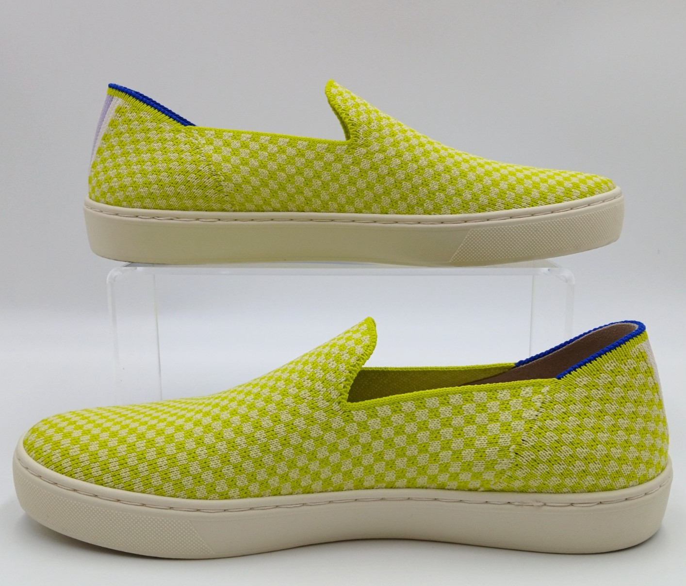 Rothy’s The Original Slip On Sneaker Neon Yellow/lime Green Women’s Size 8.5