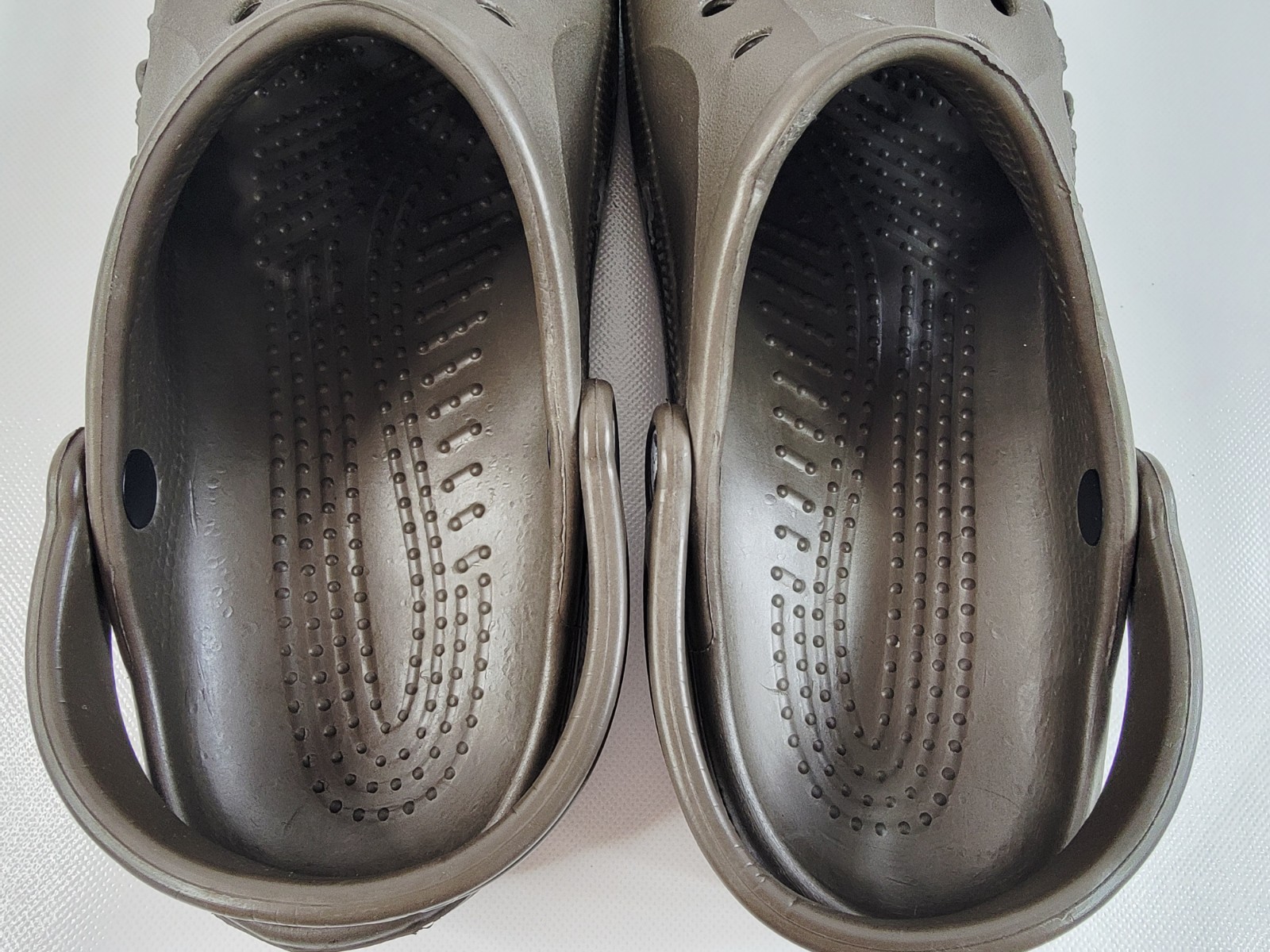 Crocs Baya Espresso Brown Unisex Adult M 9 W 11 Cutout Design