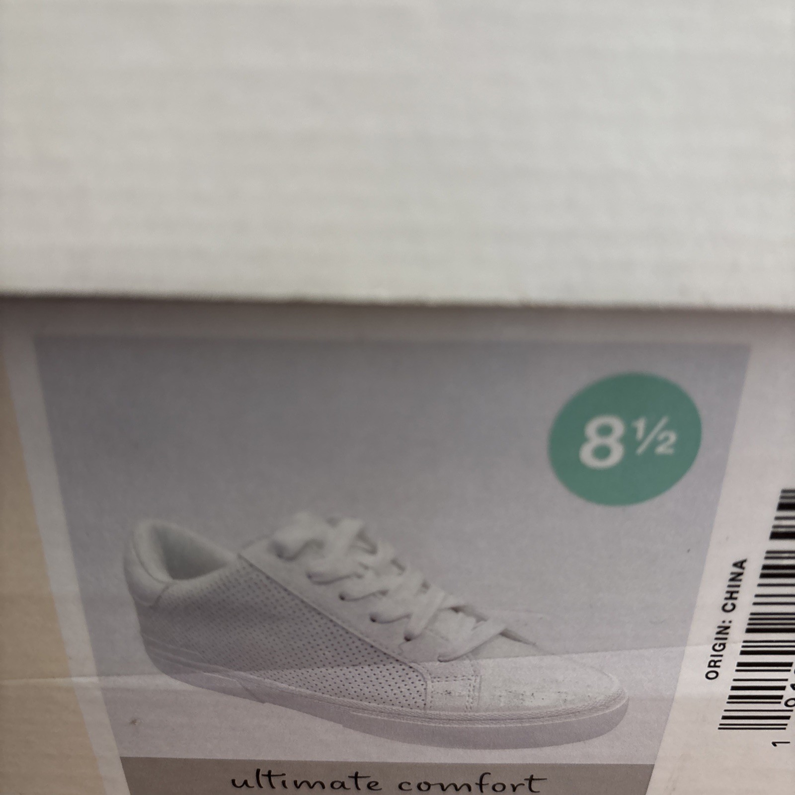 A New Day Womens Maddison Casual Fashion Walking Sneakers White Size 8.5