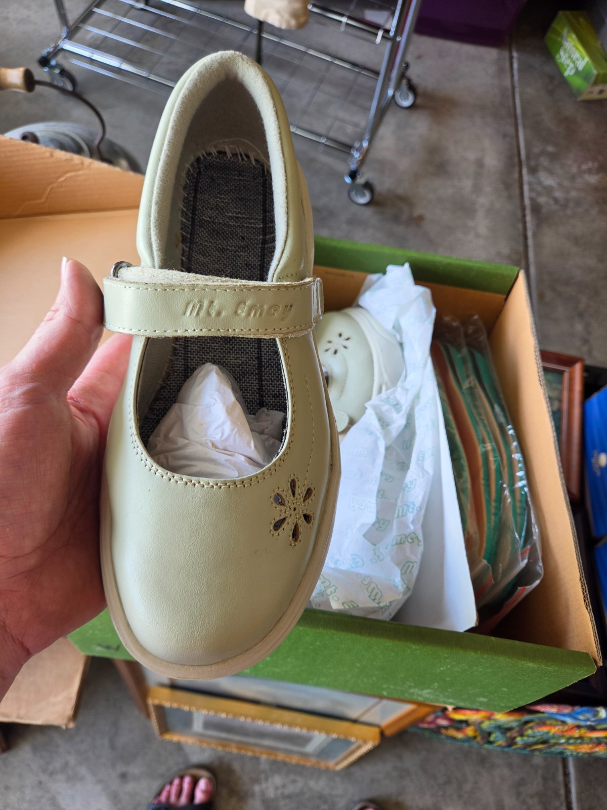 Mt Emey Biege Mary Jane Comfort Shoes Women’s 7 3e