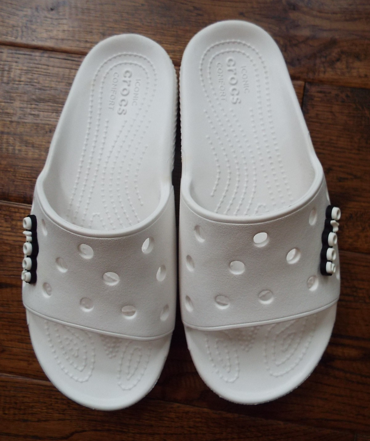 Crocs Classic Baya II Slides White Size Mens 5 / Womens 7