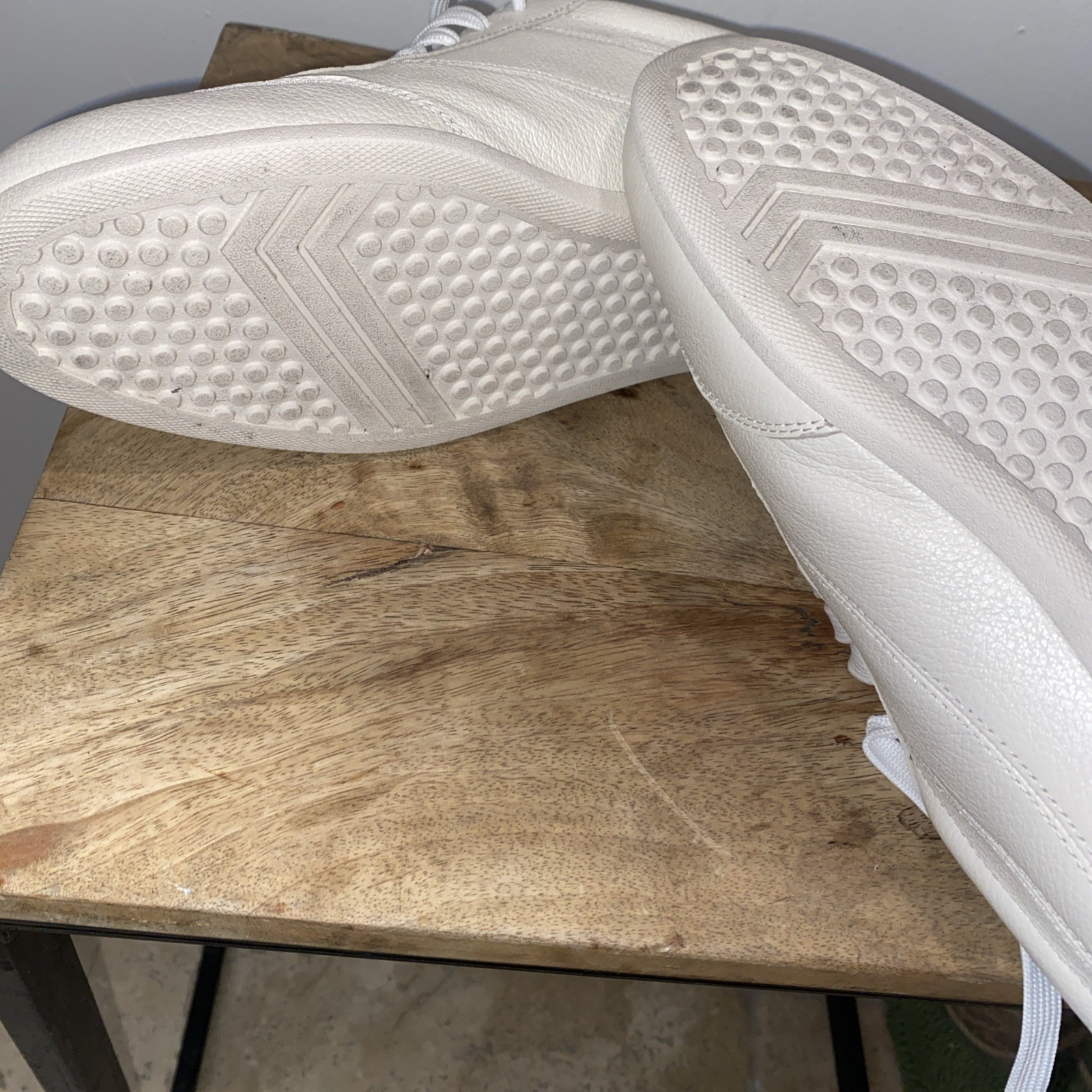 Vince, Leather Trainer Shoes, White, US 10.5 Eur 44.5