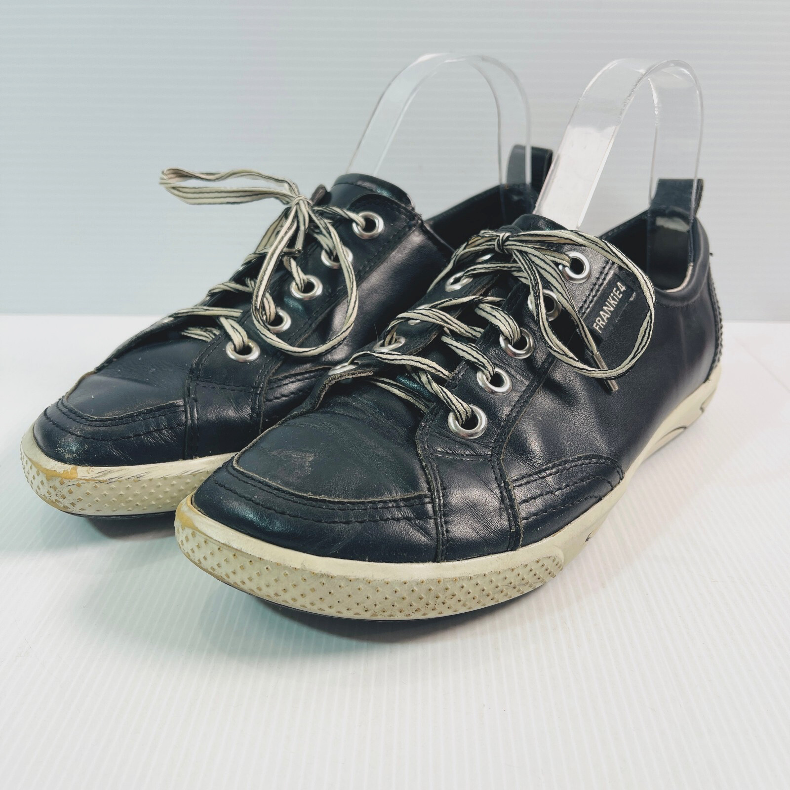 FRANKiE4 Ellie III Black Leather Sneakers Women’s AU 8 Orthotic Comfort Shoes