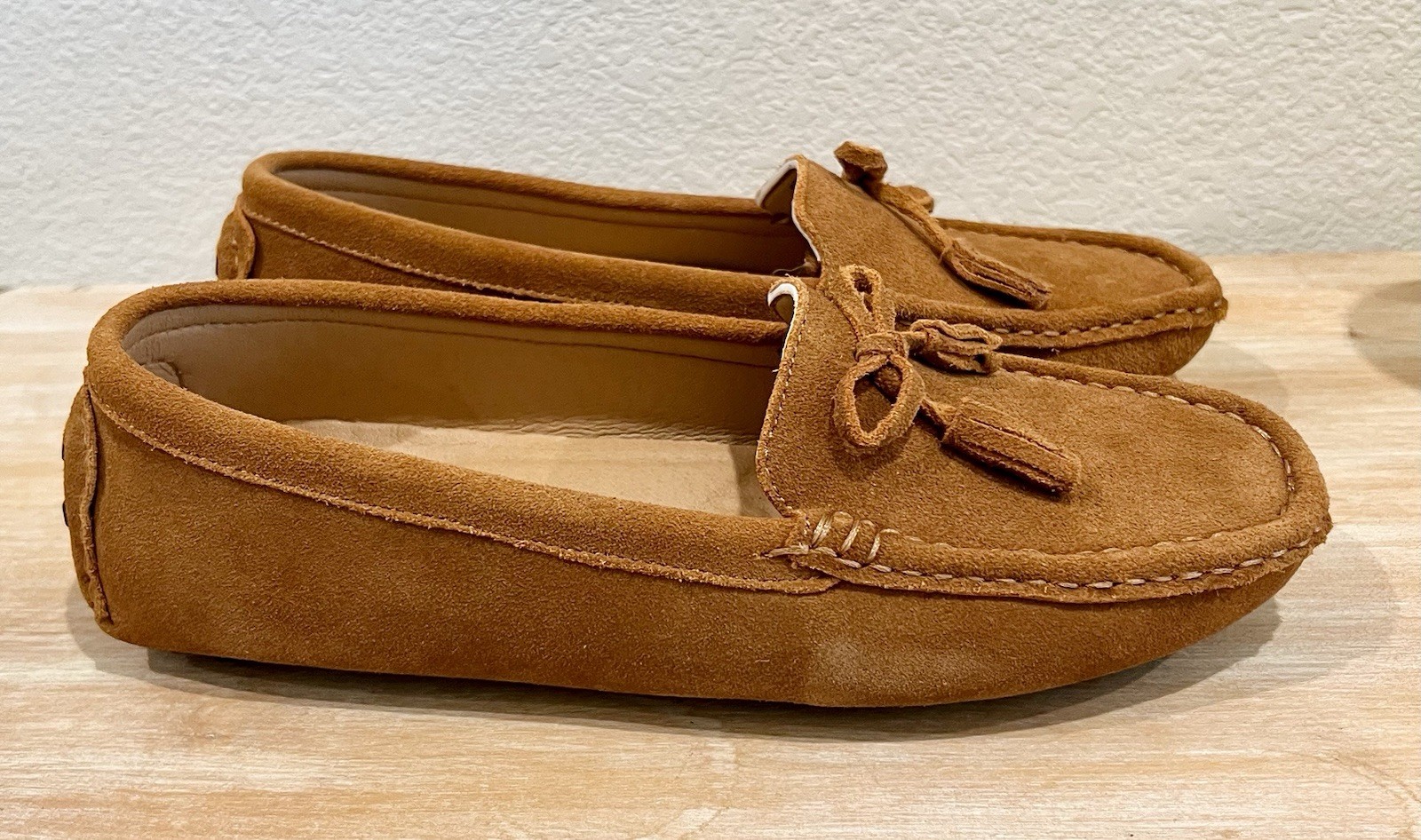 Brand New Women’s Leather Mossican Shoes 100% Leather Brown