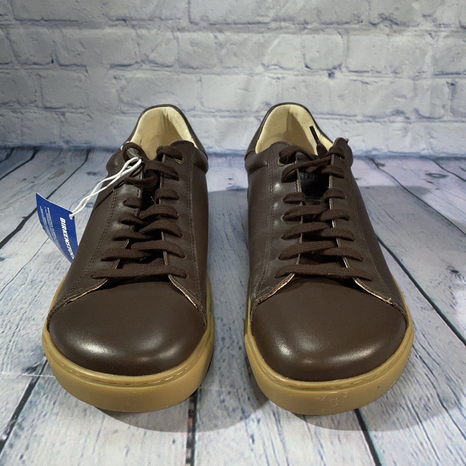 Birkenstock Bend Low II Shoes Roast Brown Leather Lace-Up Mens Sz 9 Womens 11