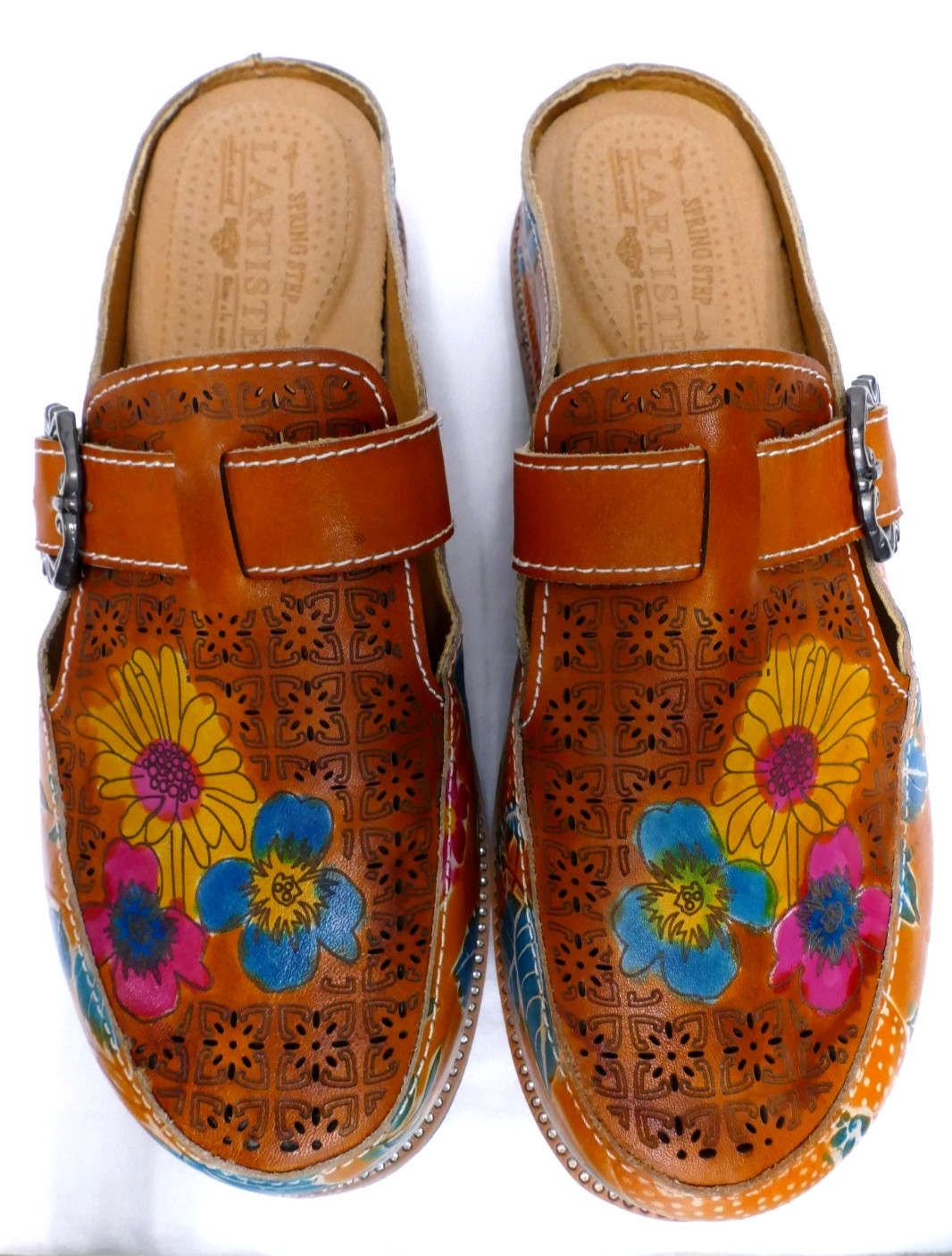 L’Artiste Sunbird Women’s Clogs size 8-8.5 floral