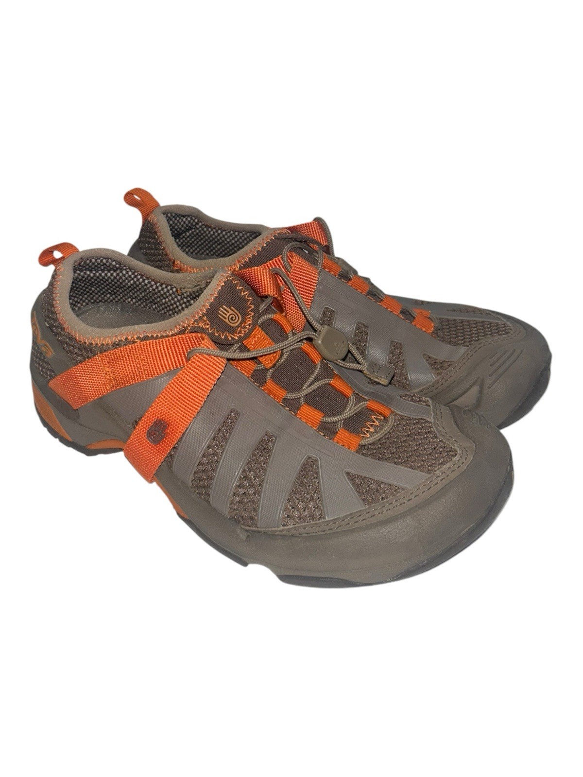 Teva Size 6.5 Orange Hiking Walking Casual River Water Shoes Sneakers Women’s