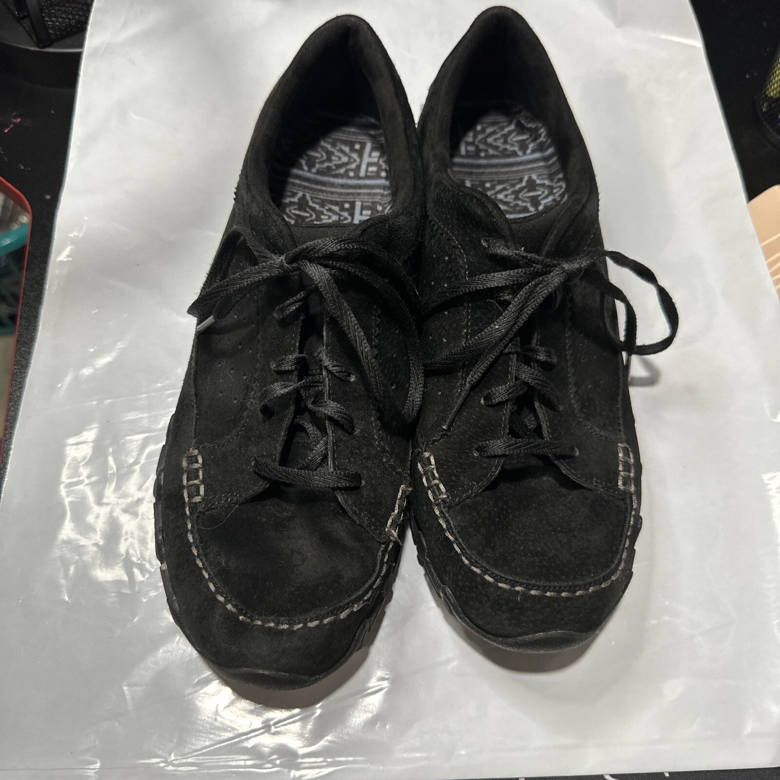 Women’s Skechers Relaxed Fit Bikers Contained Sneakers SKU 011