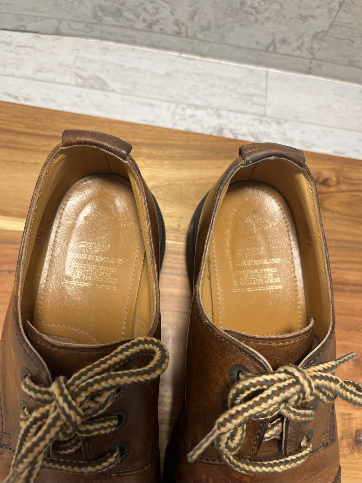 Vtg Doc Martens Shoes UK 6 US 8 Women Leather Y2K England Chunky Platform 8426