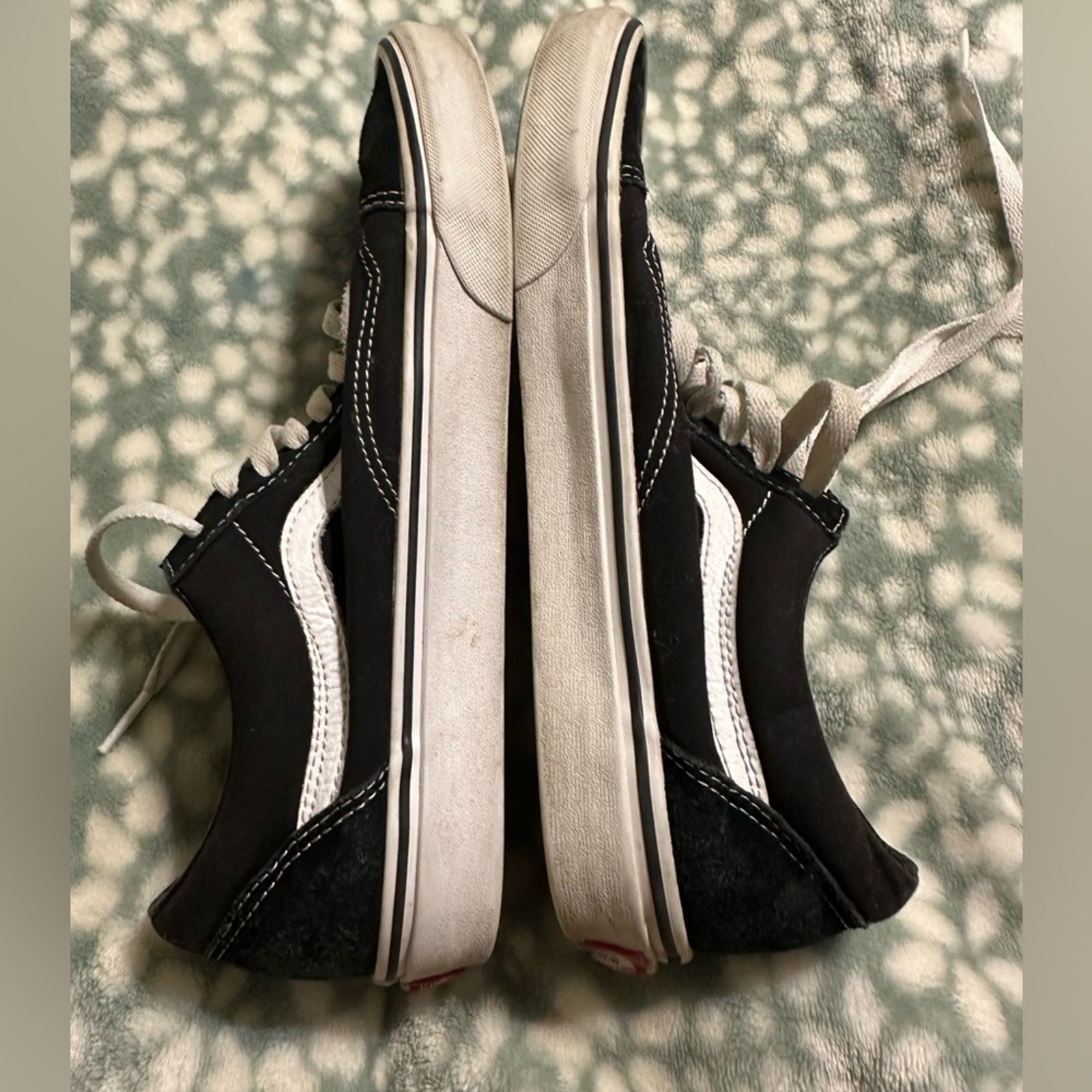 Vans Black and White Classic Skate Sneakers