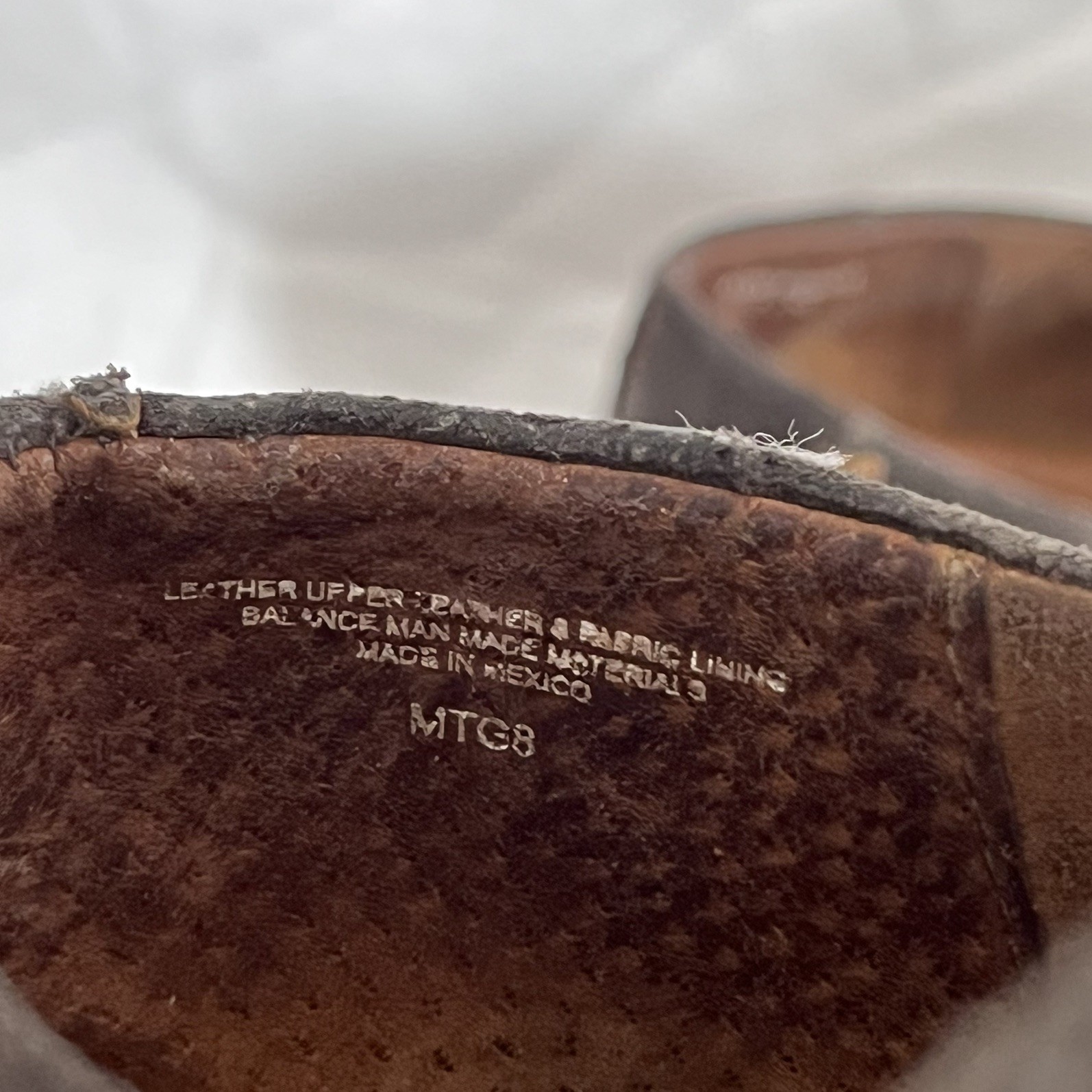 Born Handcrafted Leather Size 7 Women’s Grey Brown Slip On Casual Comfort Mexico