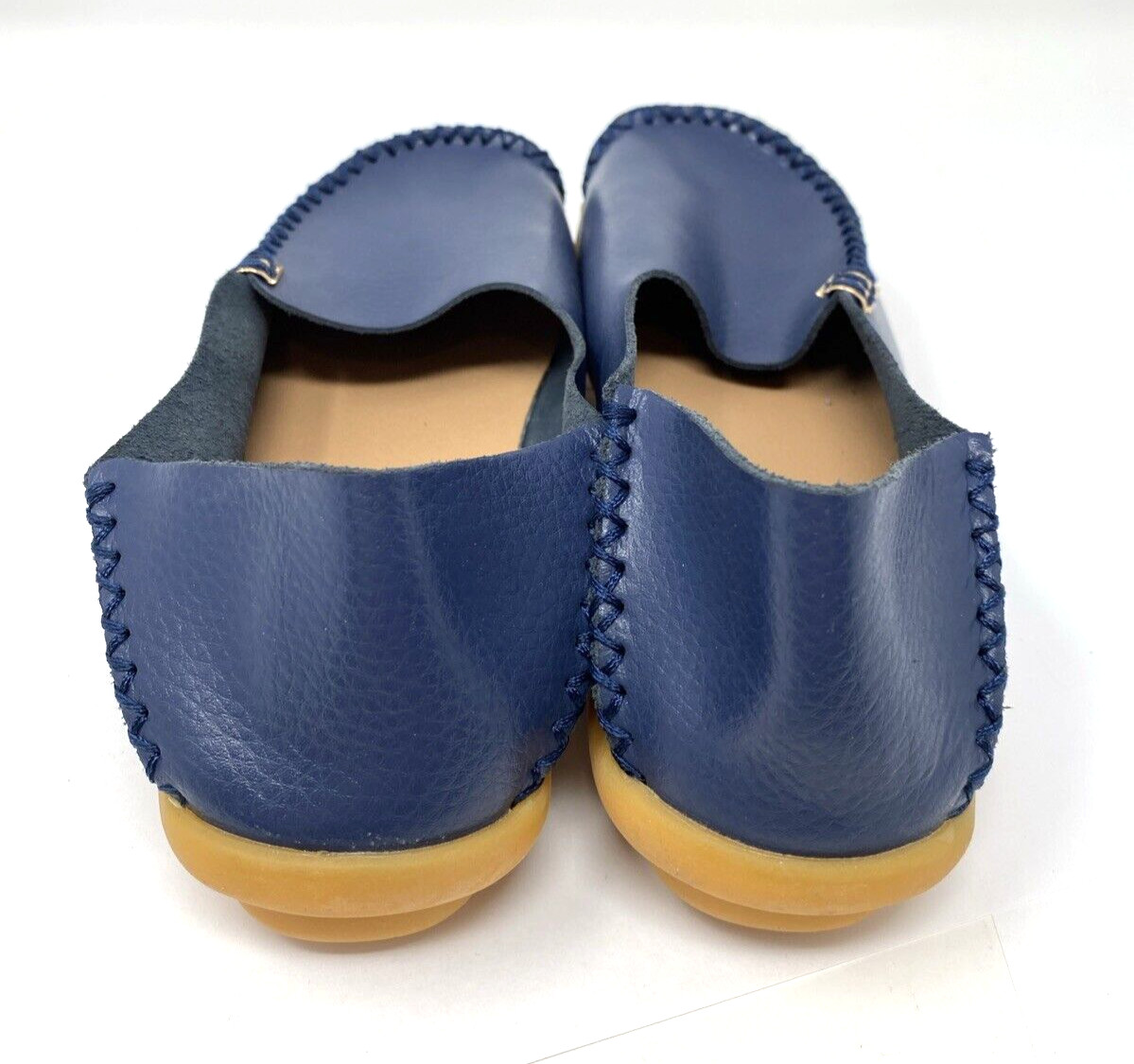 Venus Celia Navy Blue Leather Slip On Shoes Size 7M