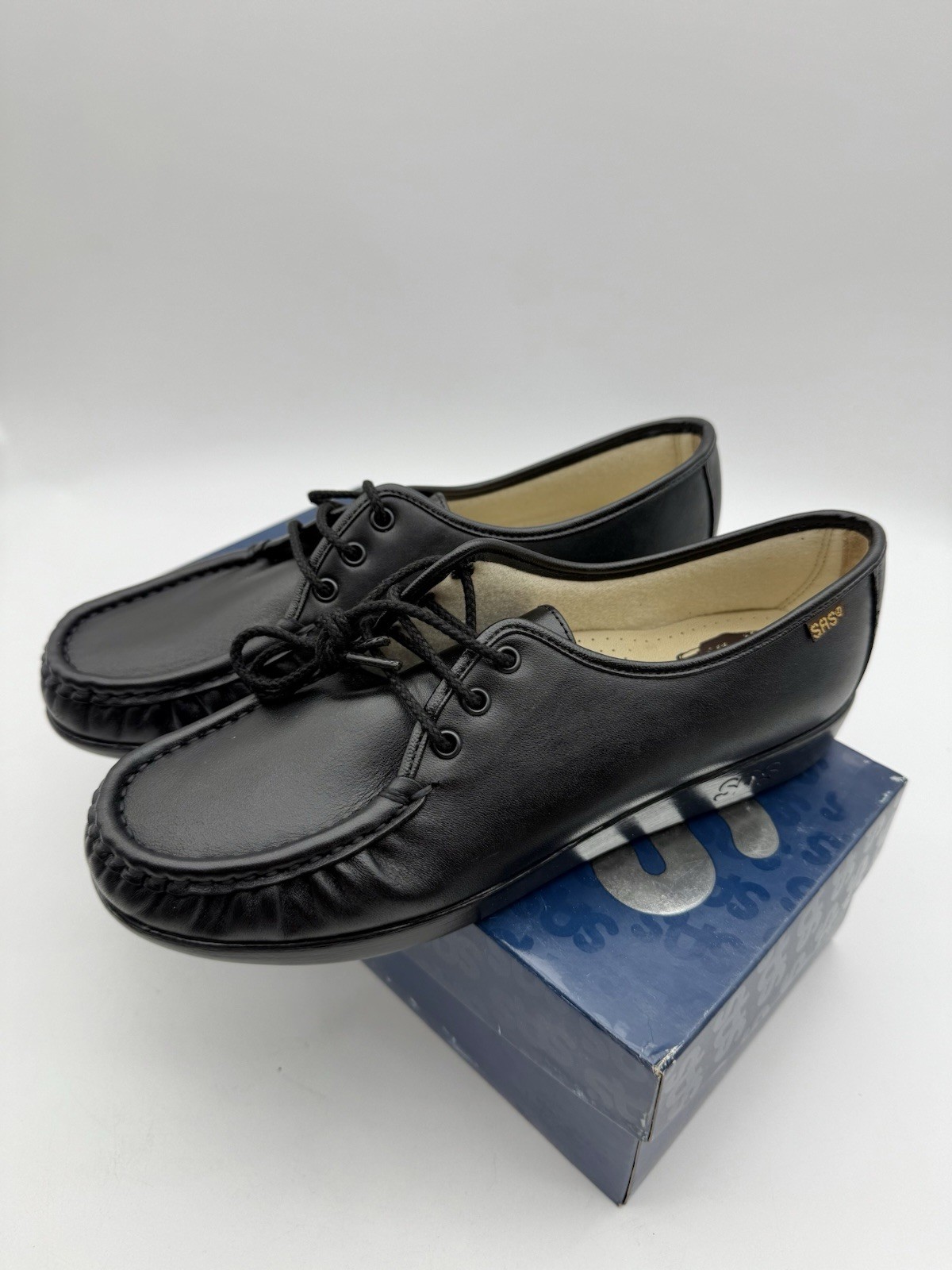 NEW SAS Siesta Black Black Women’s Shoes Size 10 N Made in USA with Box Genuine