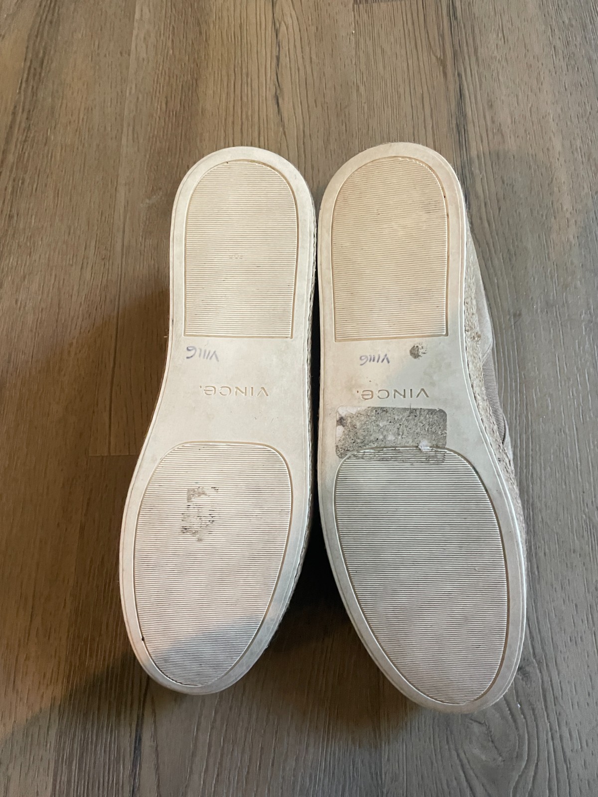 Vince Women’s Wilden Suede Espadrille Tan Slip-on Sneaker Platform 9.5