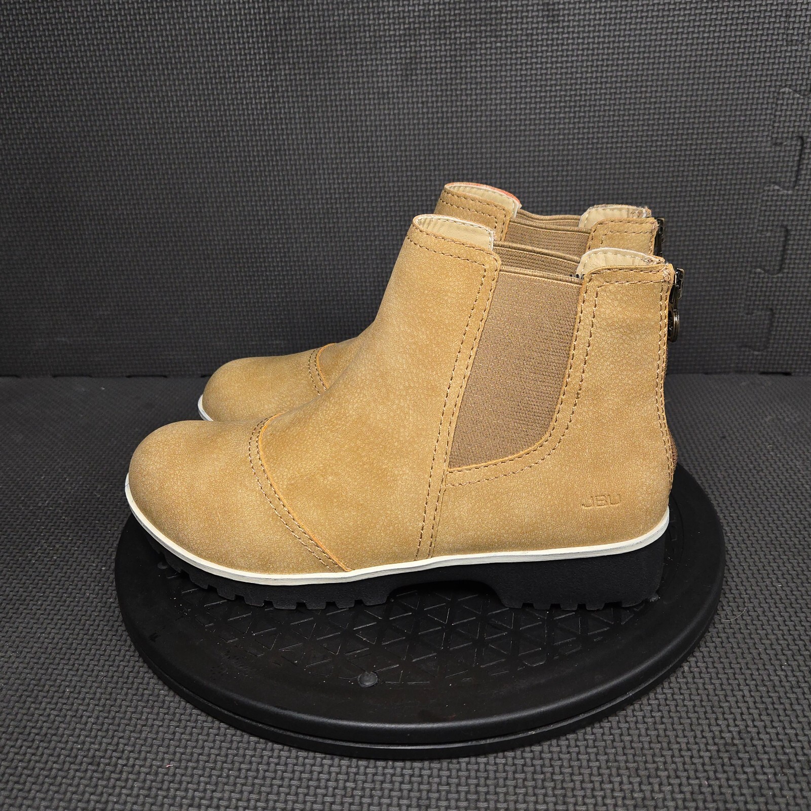 JBU By Jambu Peacock Boots Womens Sz 7M Brown Water Resistant Slip On Booties