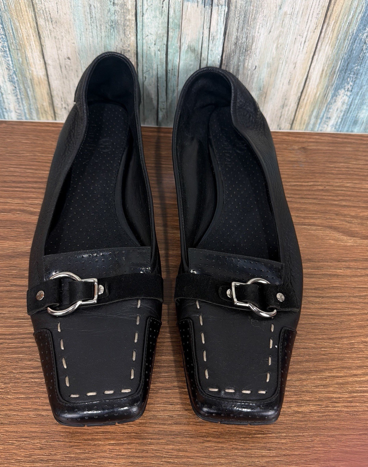 Cole Haan Air Bronte Mocs Women’s Size 8 (AA) Black Slip On Moccasin Loafers
