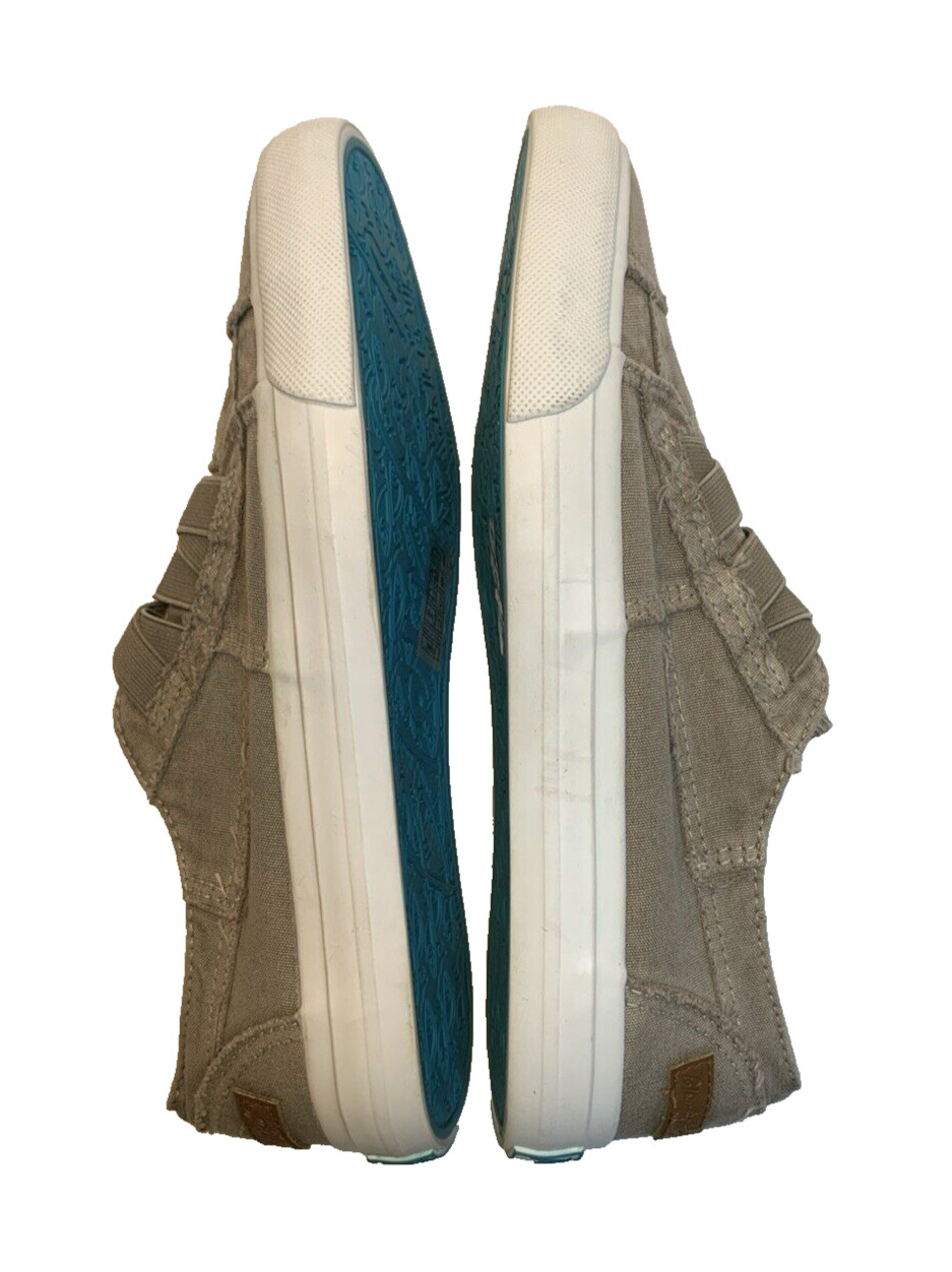 Blowfish Malibu New Distressed Canvas Slip-On Comfy Sneaker Womens Sz 7.5 M