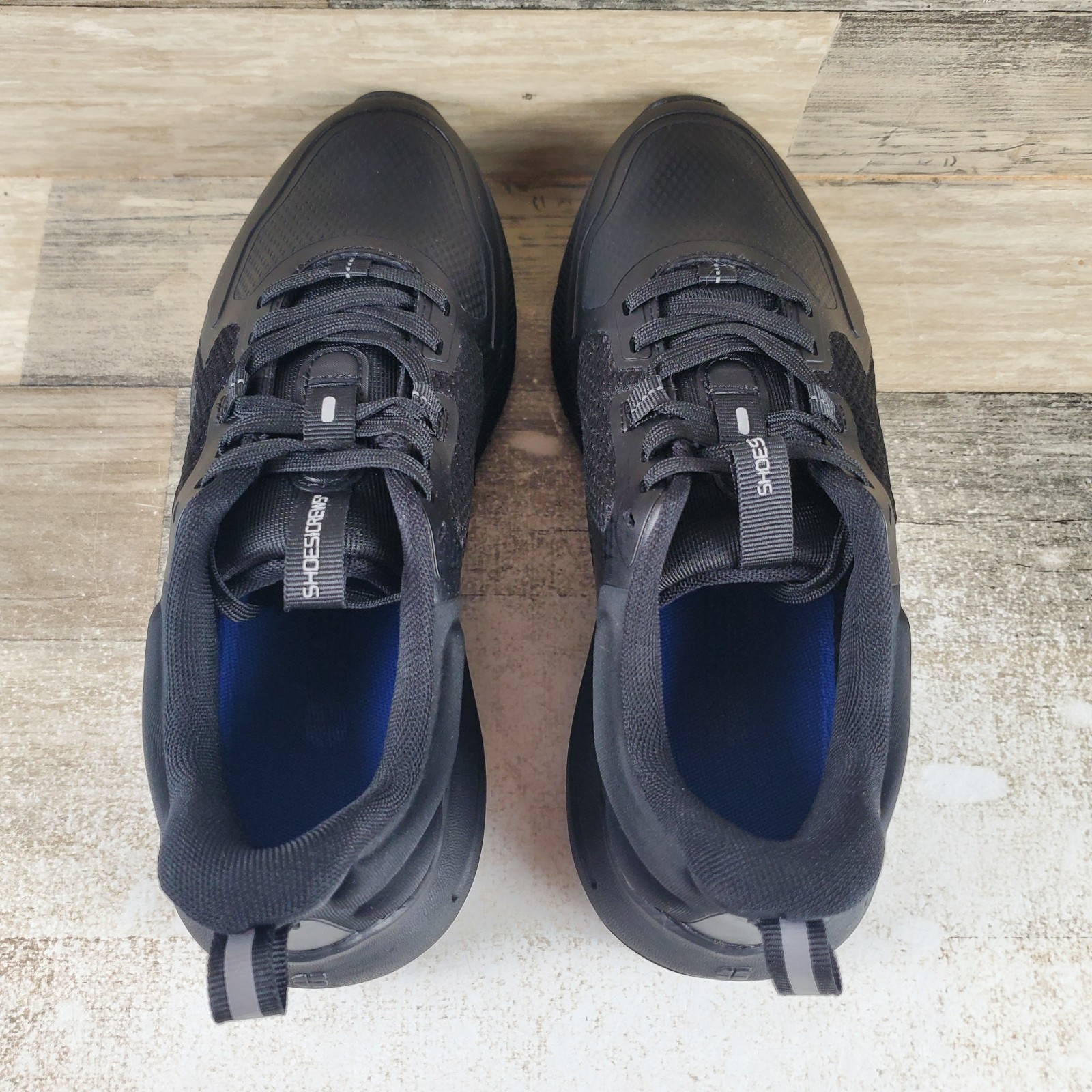 Shoes For Crews Crossing Womens Work Shoes Sz 7 W Comfort Black Lace Up Sneakers