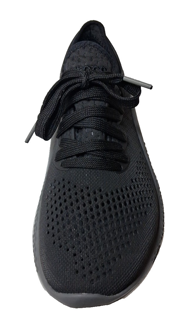 Crocs LiteRide 360 Pacer Sneaker Shoes Women Size 7 Black Grey Beach Waterproof