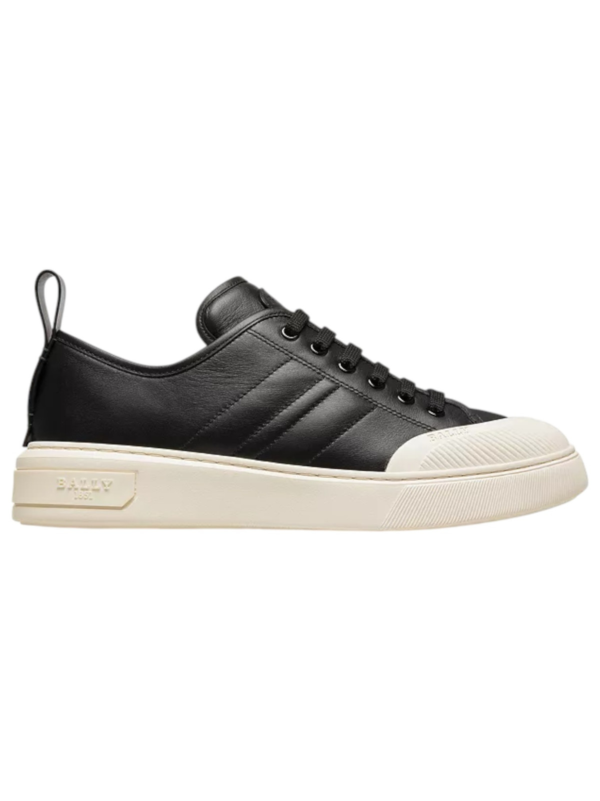 Bally Medyn 6303689 Women’s Black Leather Sneakers Size 8.5 MSRP 630