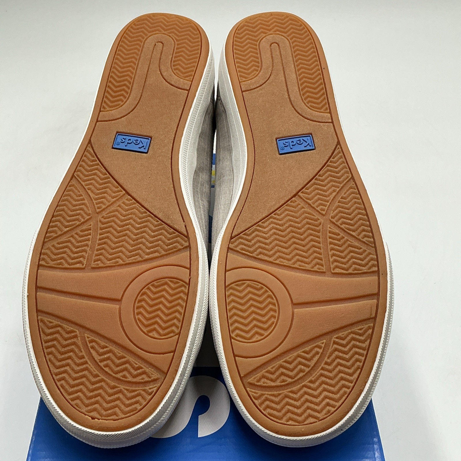 Keds Champion Sneakers Women’s 9 Wide Gray Cotton Comfort Casual Shoes Eby3120