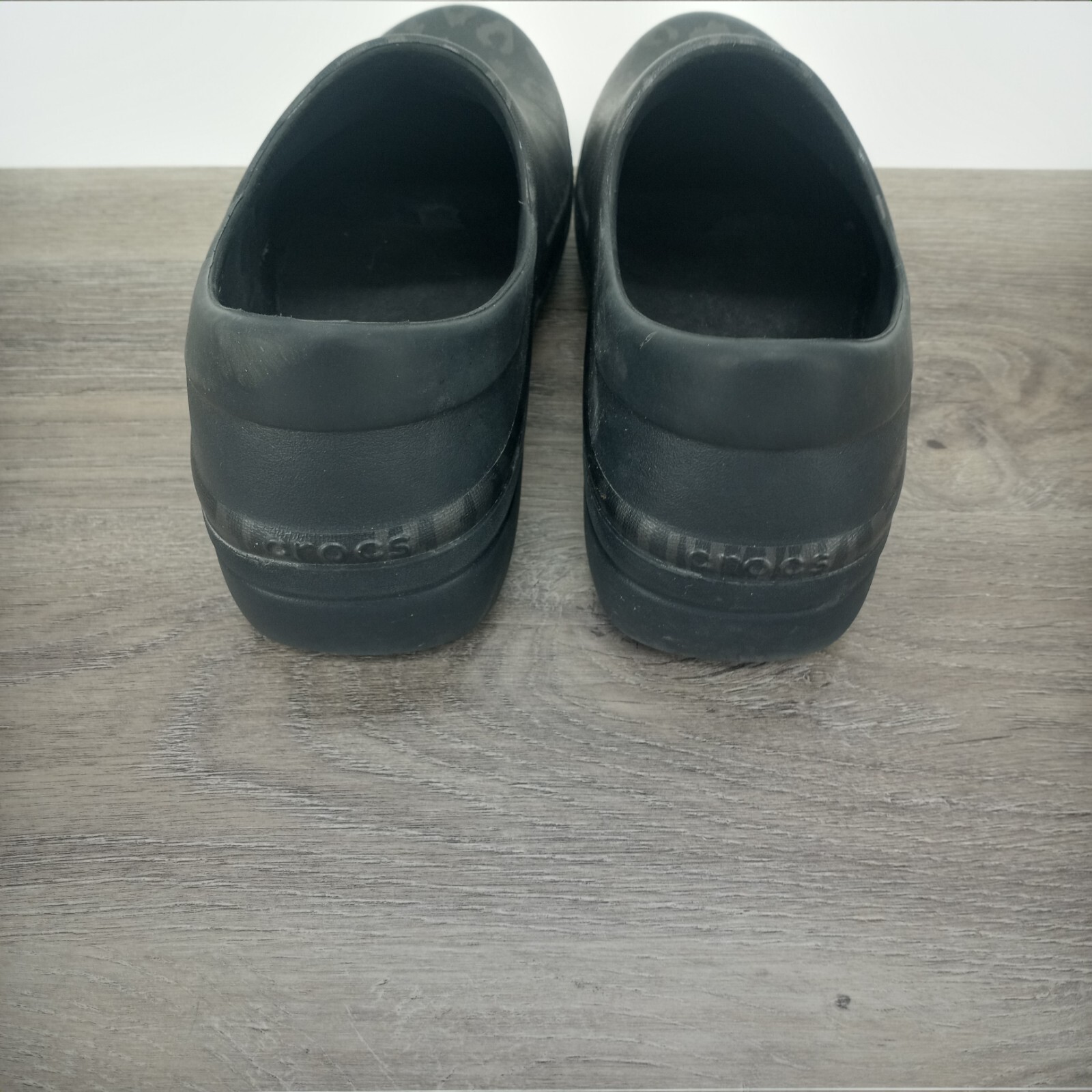Crocs Felicity Graphic Clogs Shoes Animal Print Black 206059 Womens Size 8