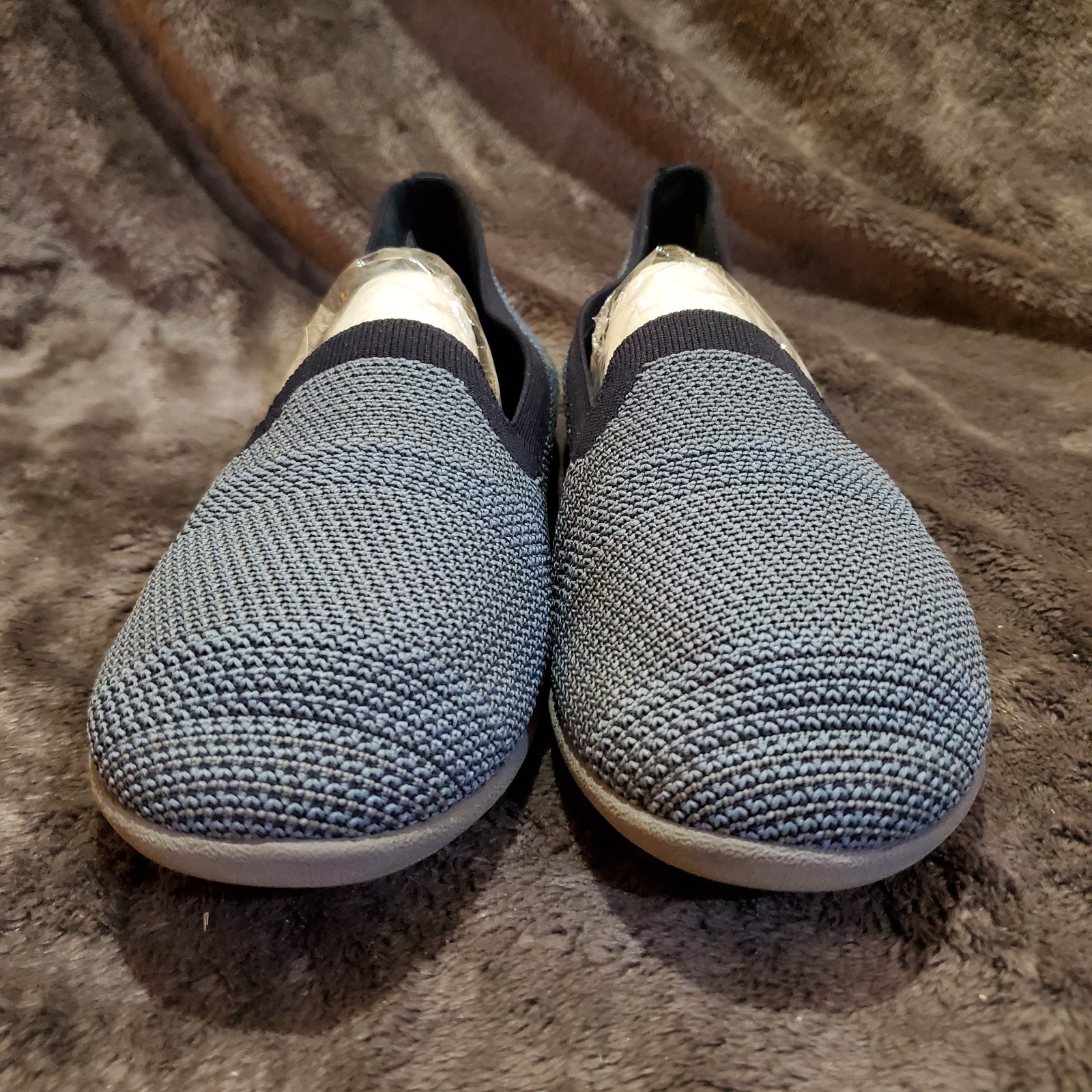 Skechers Air-cooled Memory Foam Mesh Slip On Shoes Women Sz 10