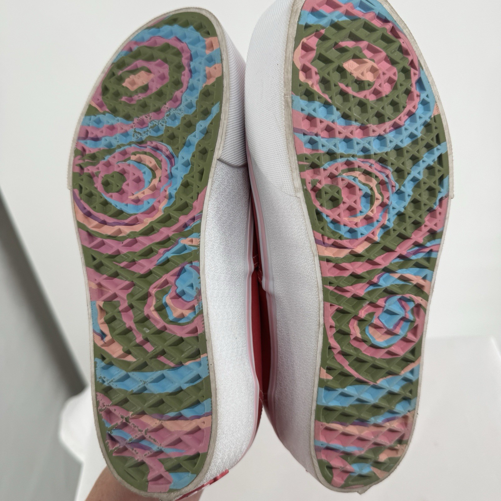 Barbie x Vans shoes womens 8 pink leather platform lace up preppy rare low top