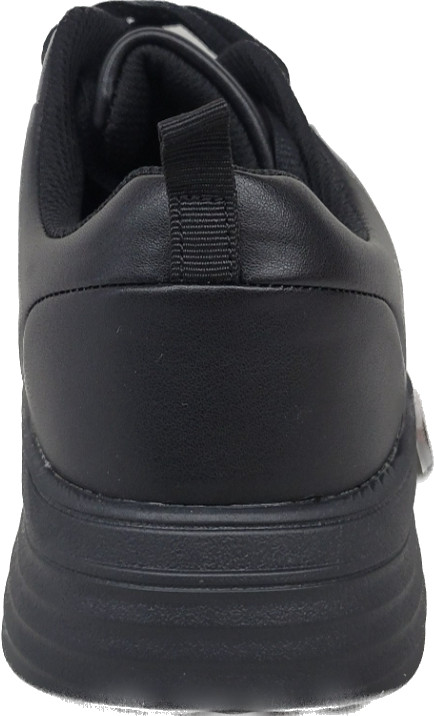 Black Shoes Work Slip Resistant Women Wide Comfort Cushioned Insole MayTall 2601