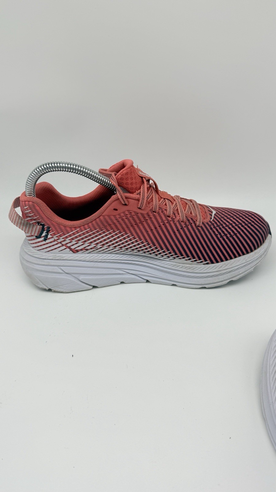 HOKA ONE ONE Rincon 2 Women’s Lightweight Lace-Up Sneakers Coral Sz 7