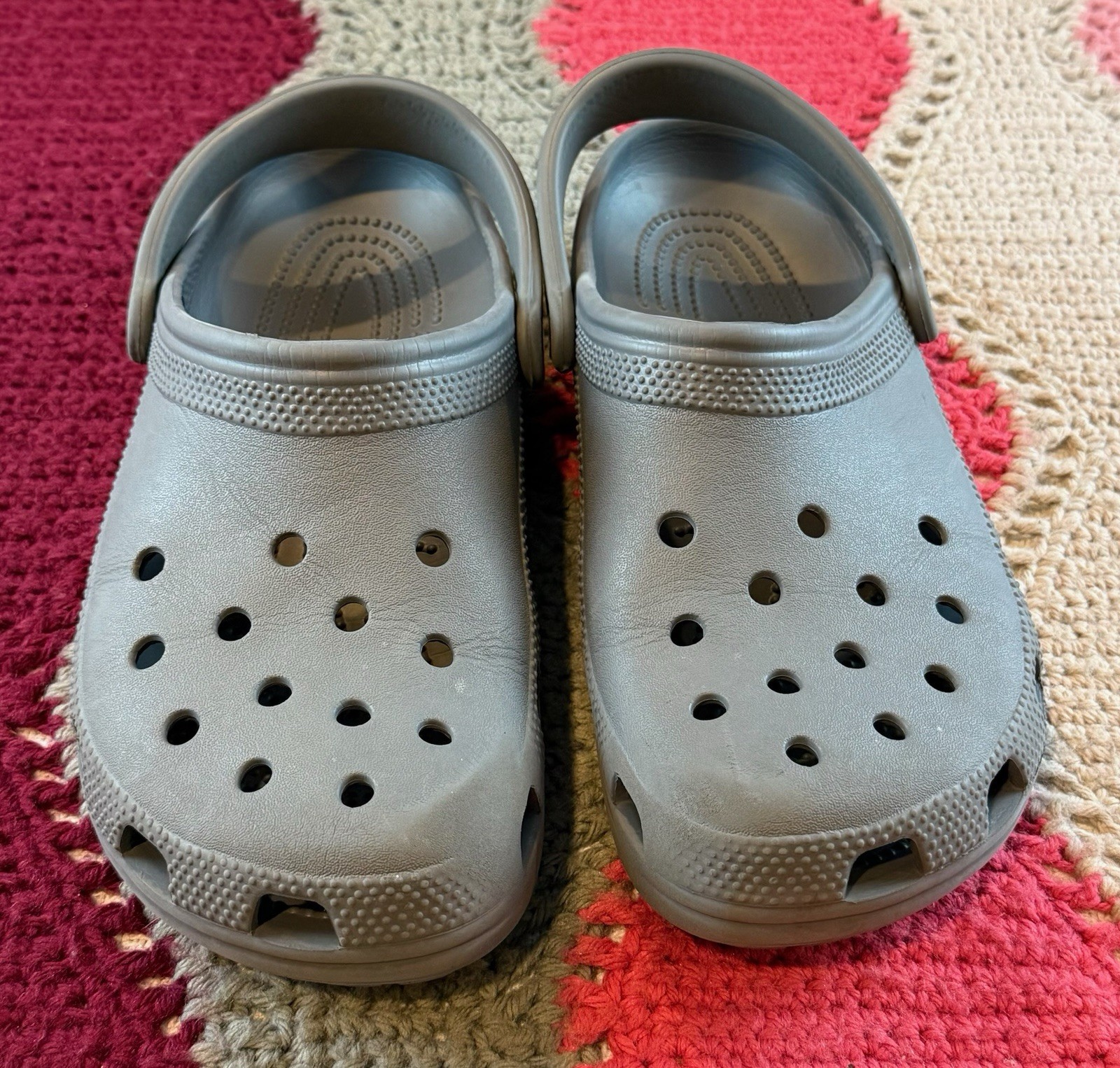 Crocs Unisex Adult Classic Clog Sandal Shoe Slate Grey Size Mens 9 Womens 11