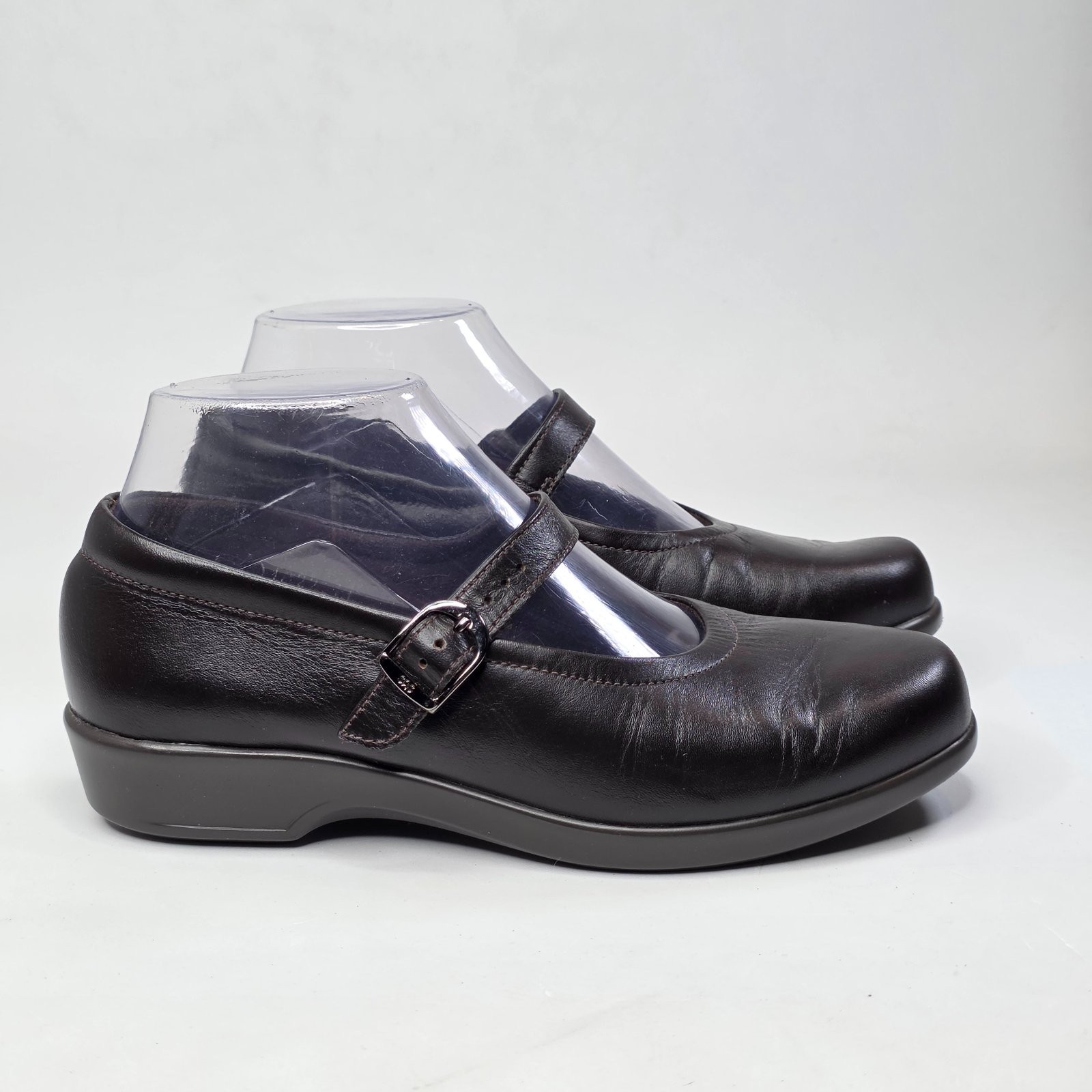 SAS Maria Mary Jane Women’s Shoes Size 6.5 M Dark Brown Leather Tripad USA Made