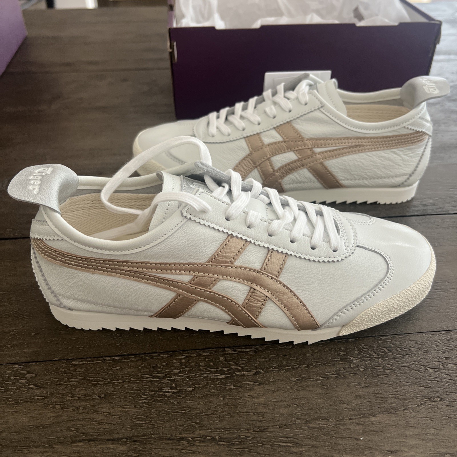 Onitsuka Tiger Nippon Made Mexico 66 Deluxe White/Rose Gold | US W 6
