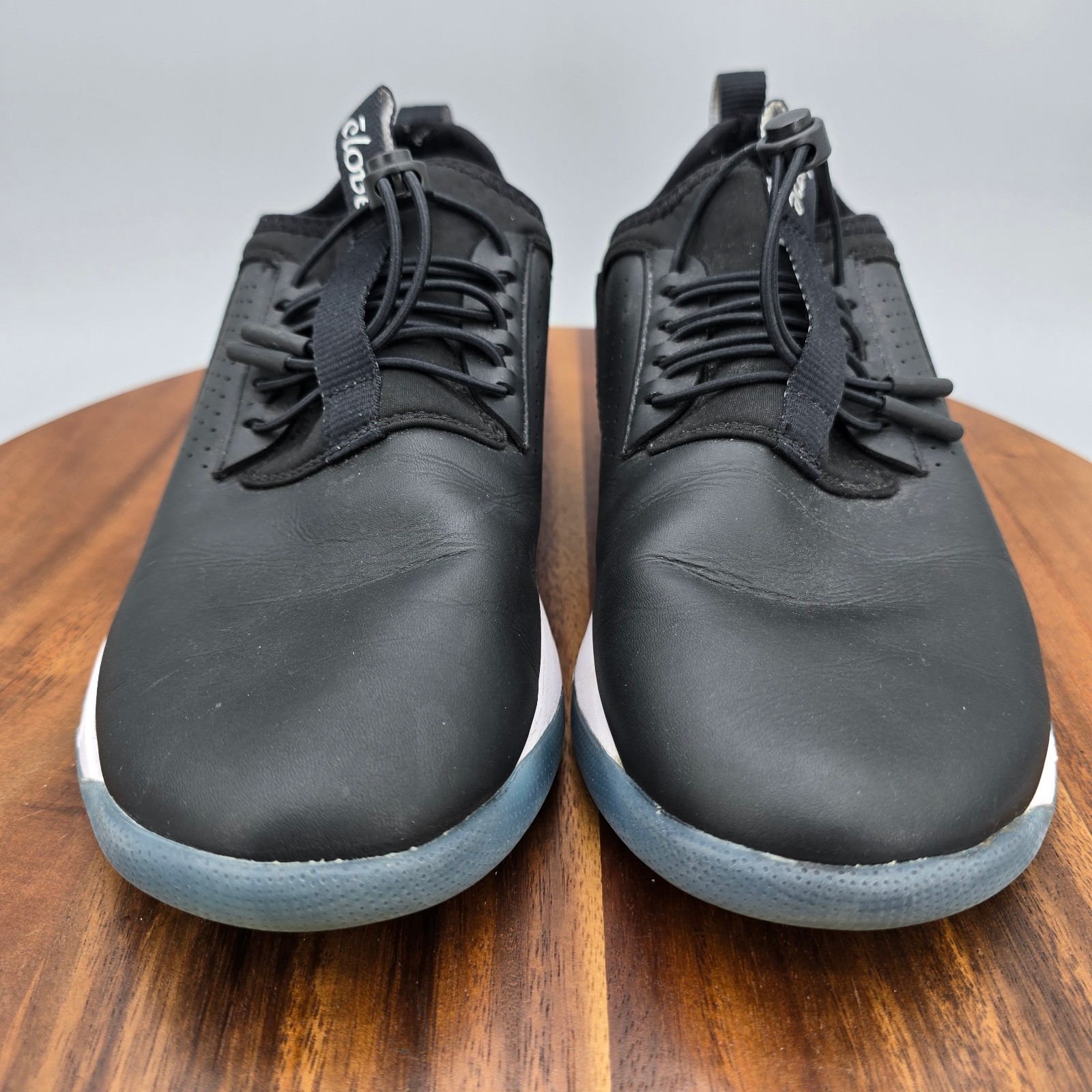 Clove Shoes Womens 7.5 Black Drawstring Low Top Professional Nursing Sneakers