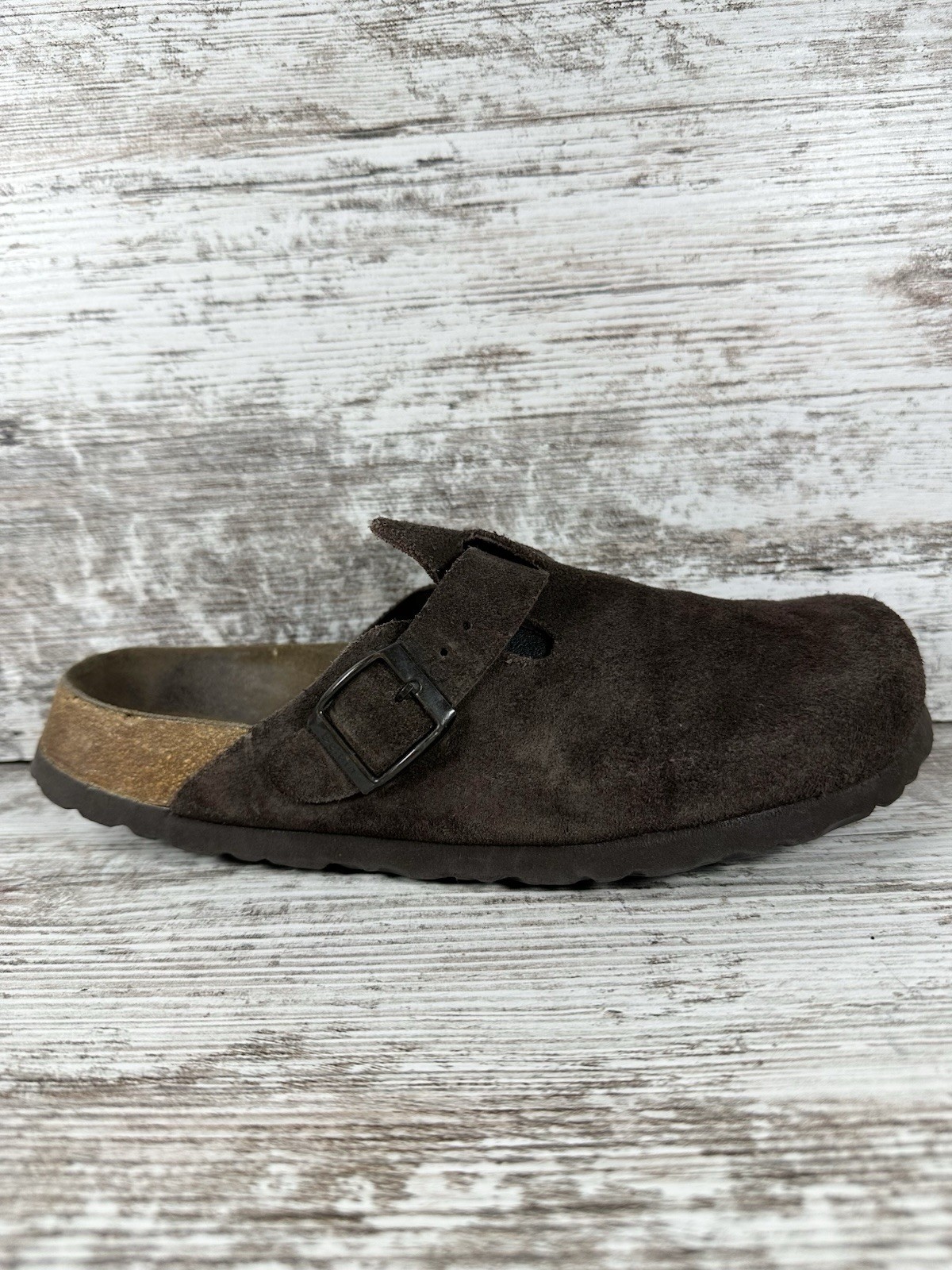 Women’s Betula by Birkenstock Brown Suede Clogs Sz EUR 37/US 6 Narrow EUC!