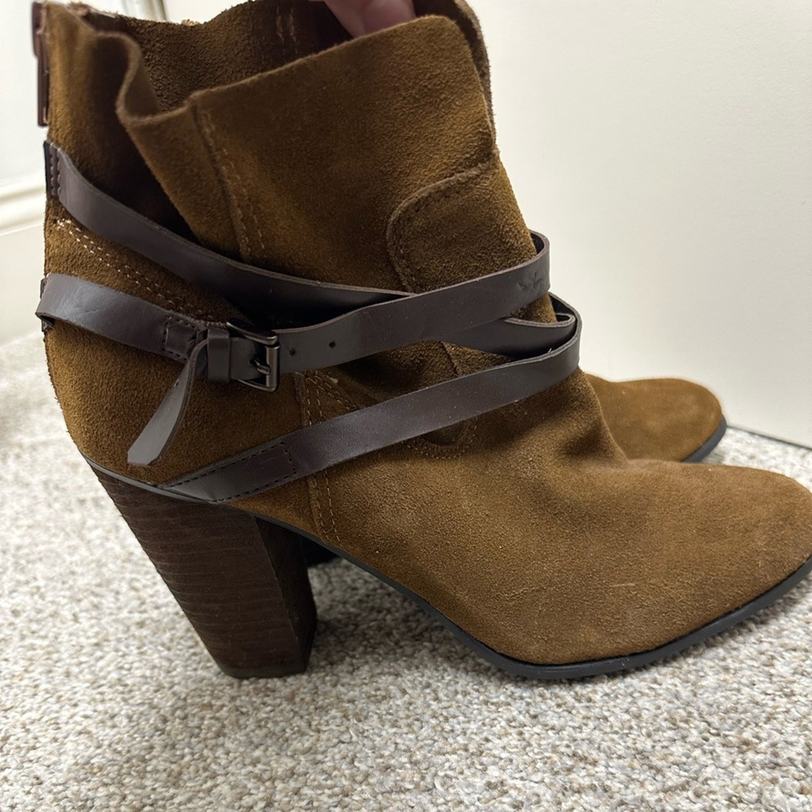 NWOT – Carlos by Carlos Santana – Chestnut Brown Miles Bootie – Sz 8.5
