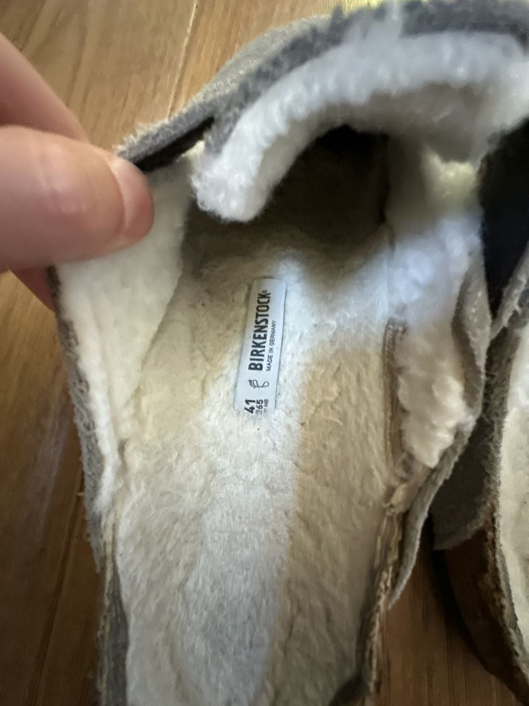 Birkenstock Boston Suede Shearling Lined Clogs