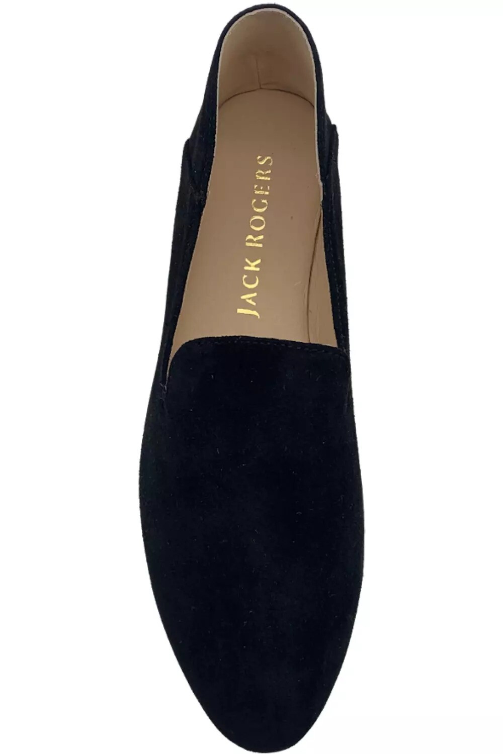 Jack Rogers Audrey Size US 5 M Women’s Suede Flat Espadrille Slip-On Shoes Black