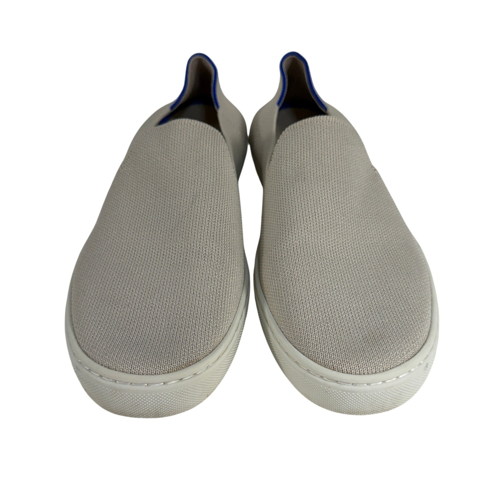 Rothy’s 7.5 Sneakers The Original Slip-On Sustainable Knit Washable Sand Beige