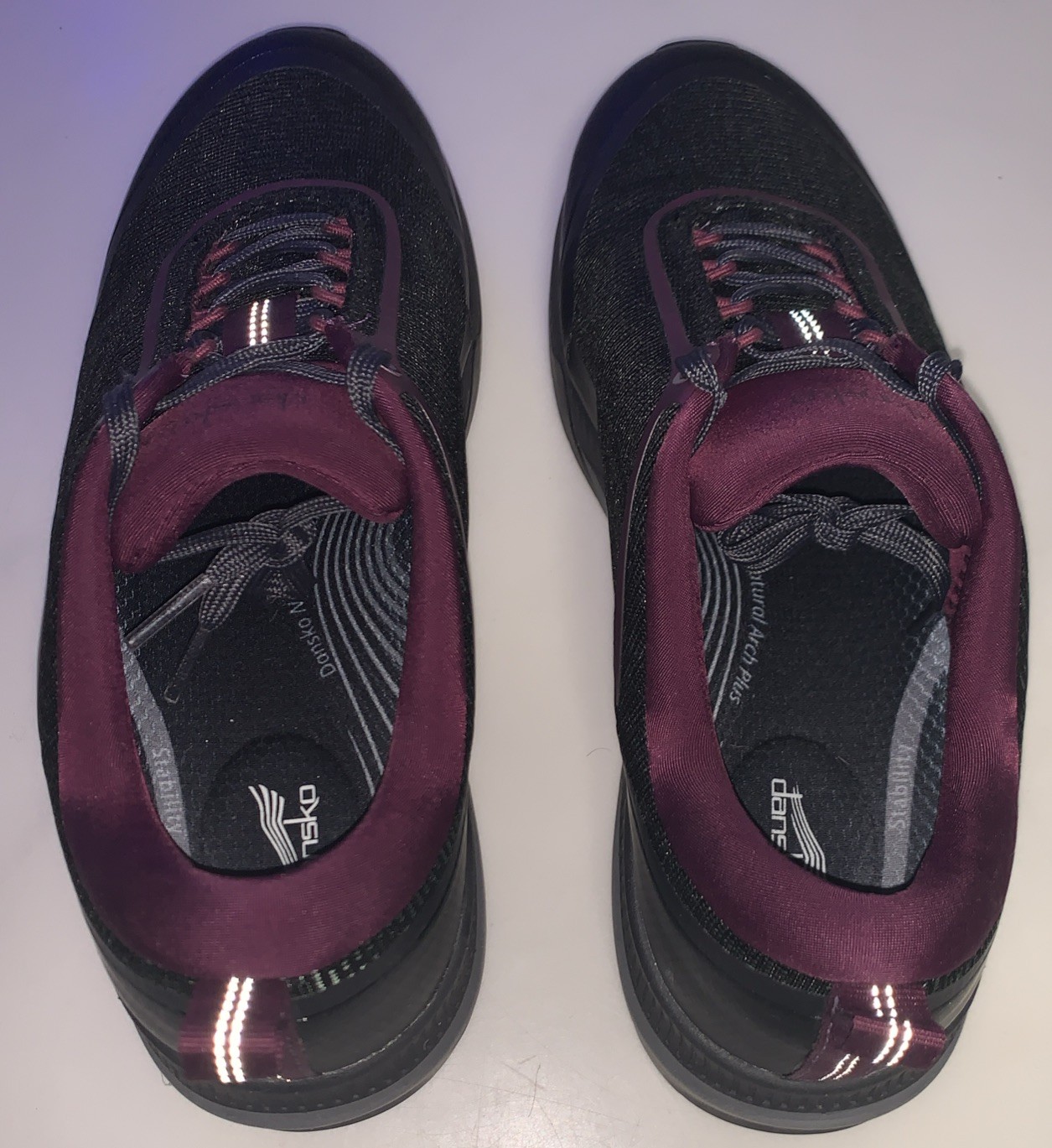 Dansko Waterproof Vibram 8 38 Makayla Black Mesh Sneaker Walking Arch 4715470240