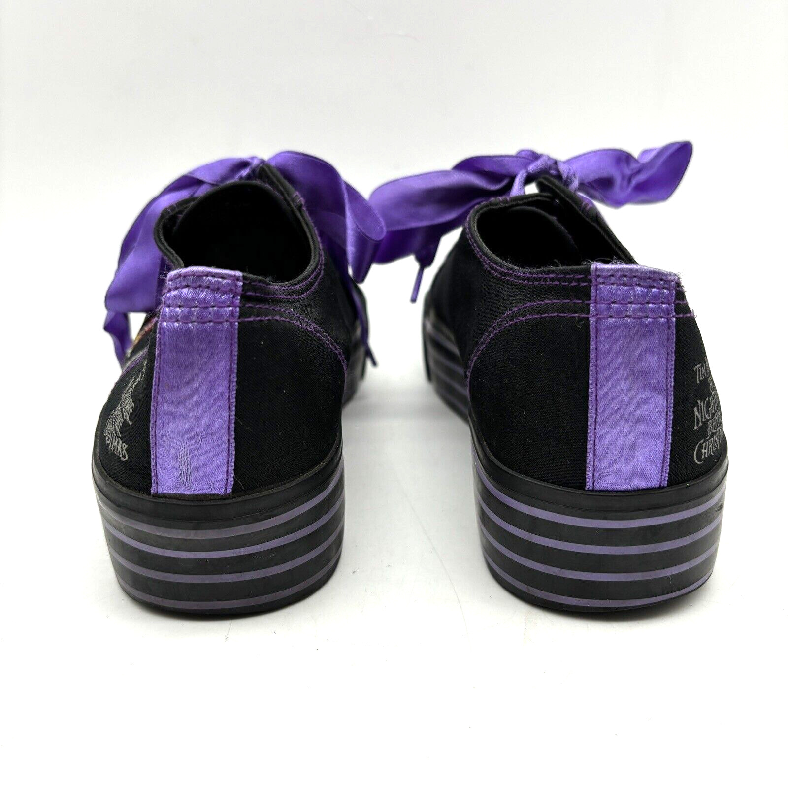 2003 Nightmare Before Christmas 10th Anniversary Black Purple Platform Sneaker 8