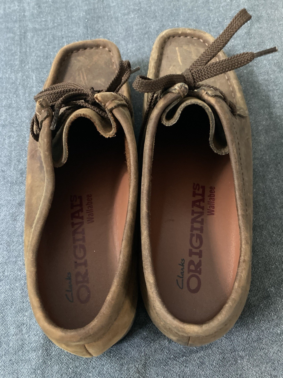 Clarks Originals Wallabee Low Desert Chukka Smooth Leather Women’s 8