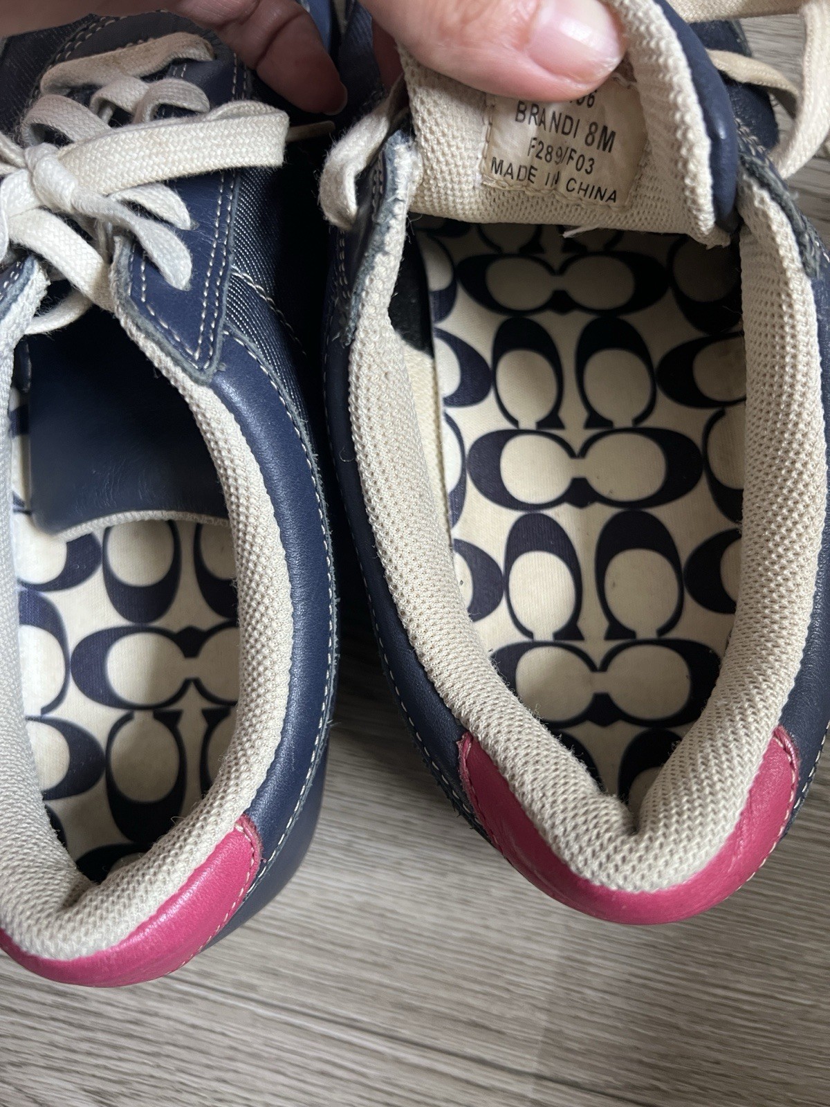 Coach Women’s Sneakers Size 8 Runs As 7