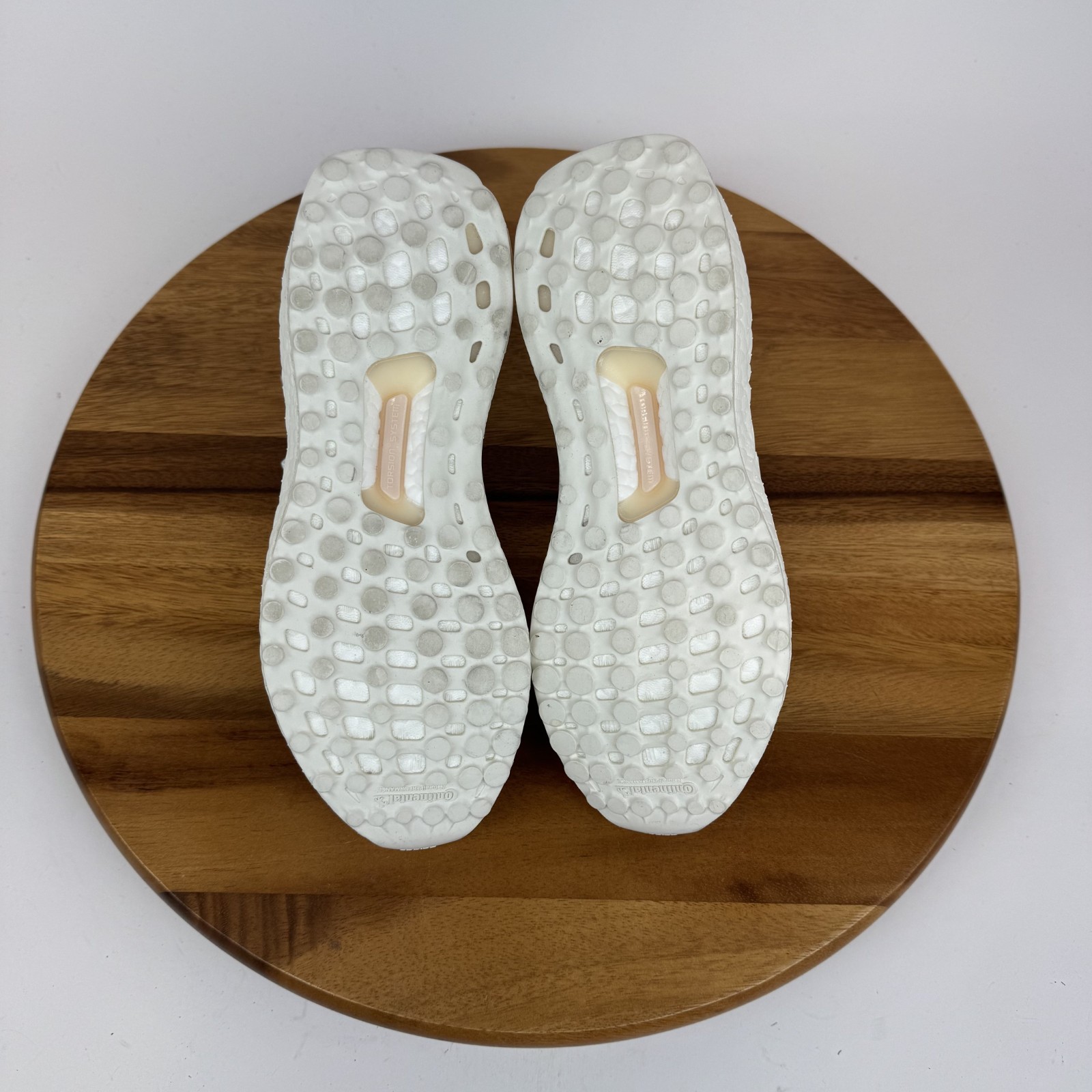 Womens Adidas Ultraboost 1.0 White Pink Athletic Running Sneakers Size 6 M GUC