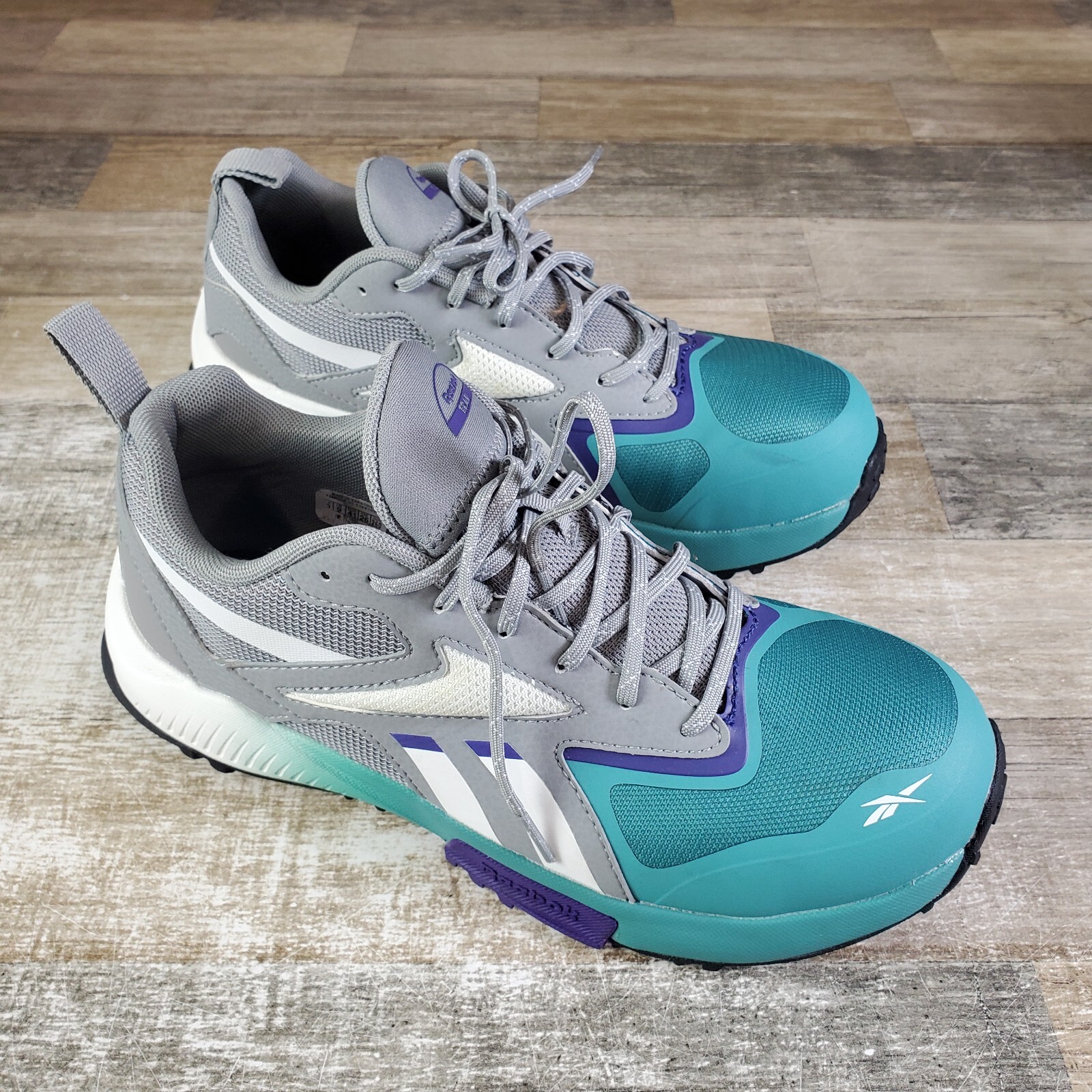 Reebok Lavante Trail 2 Womens Work Shoes Sz 10 M Running Gray Safety Toe Sneaker