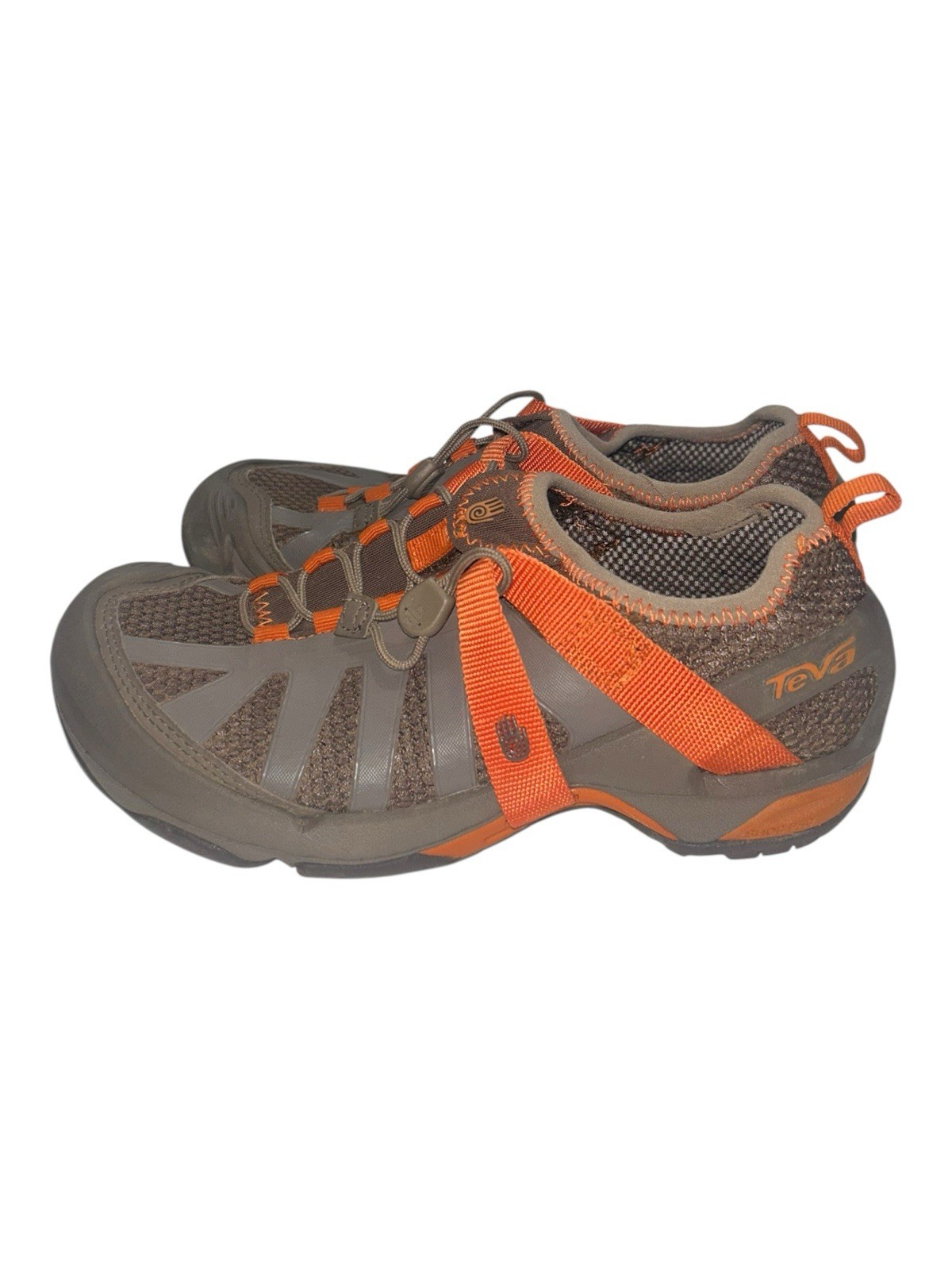 Teva Size 6.5 Orange Hiking Walking Casual River Water Shoes Sneakers Women’s