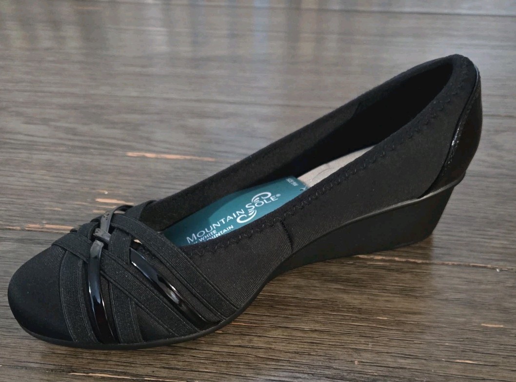 New Cliffs by White Mountain Bowie Wedge Women’s Shoes Wide Width Multi-Size