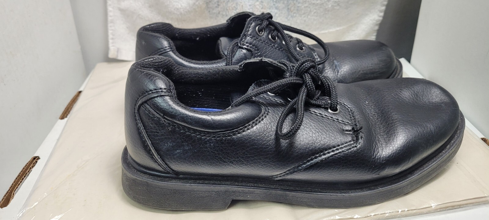 Dr. Scholls Size U.S. 7.5 Careers Ladies Black Tie Up Shoes