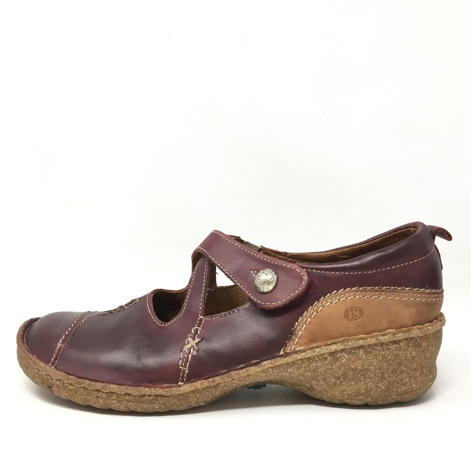 Josef Seibel Rosalie 13 Mary Jane Clogs Shoes Womens Size 9 US 40 EU Burgundy