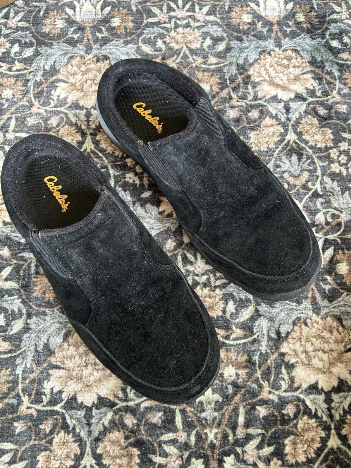 Cabelas Suede Clogs Black Women’s Size 7.5M (narrow, fit like 6.5)